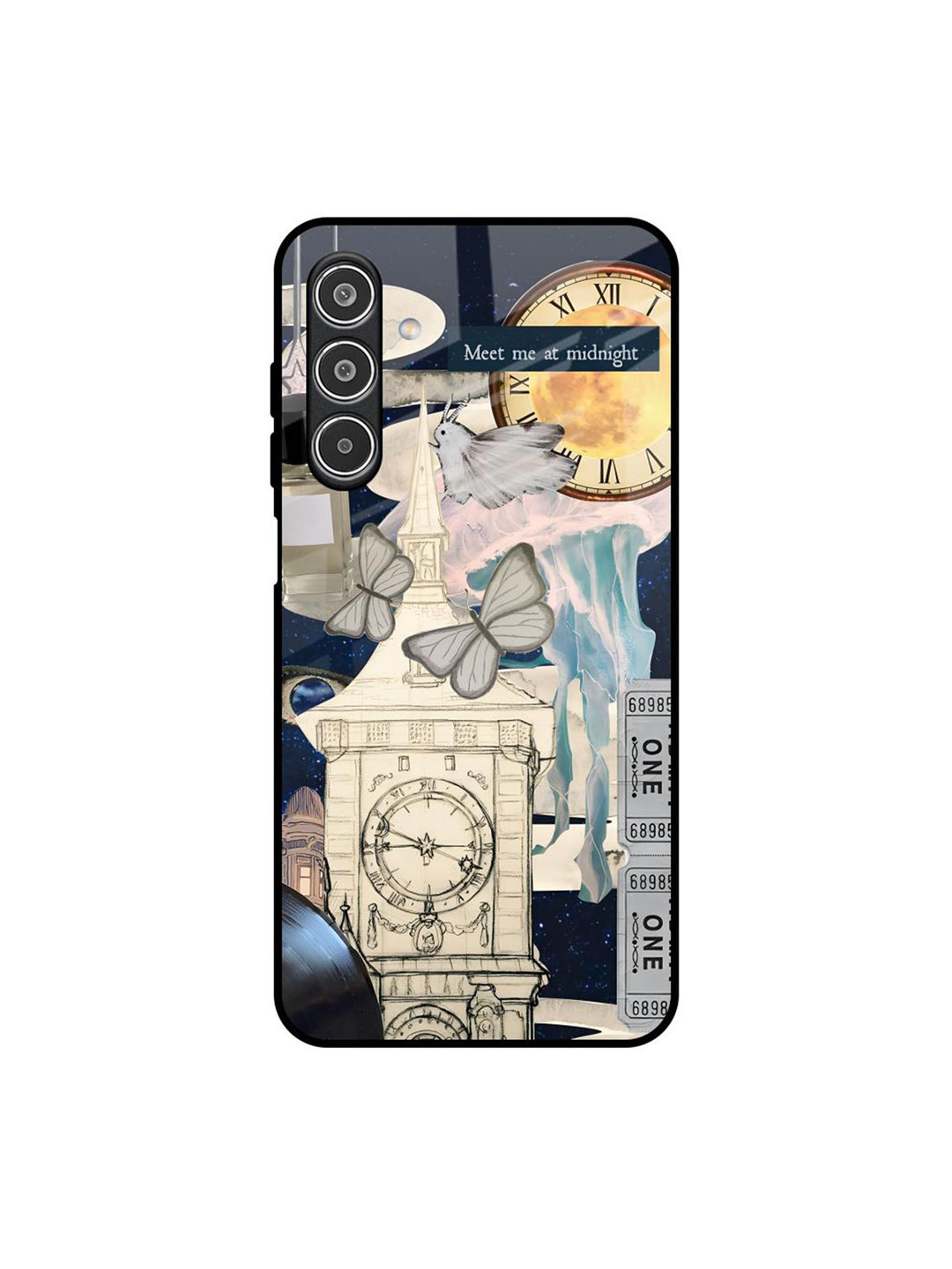 QRIOH Quirky Printed Glass Samsung Galaxy A26 5G Mobile Back Case Cover