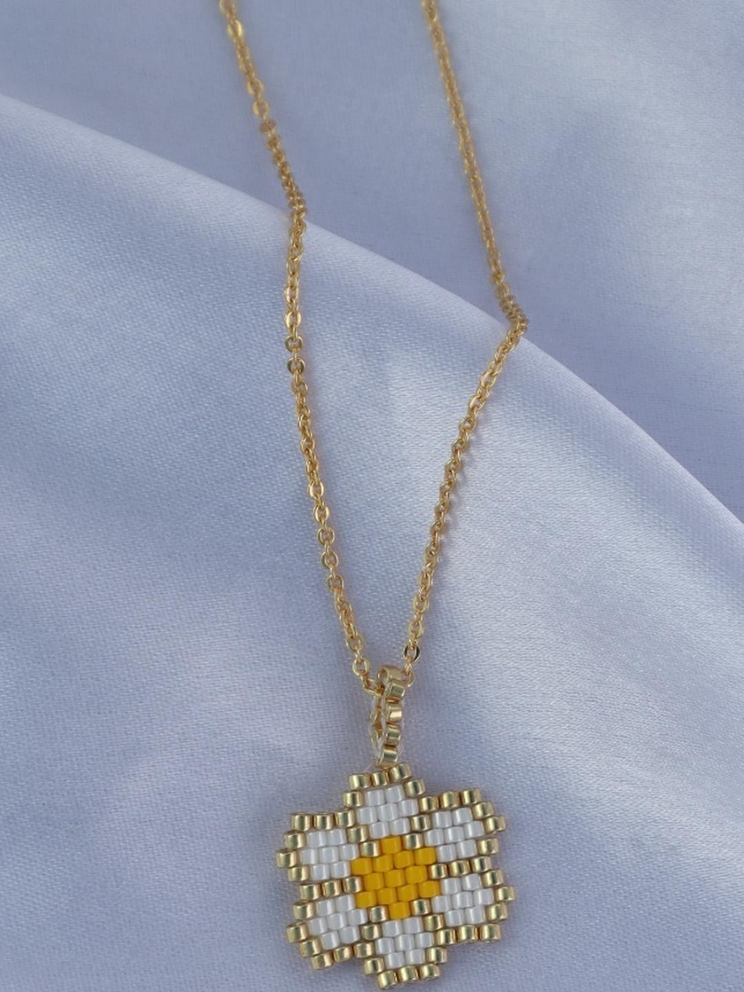 Threads & Beads Multi Gold-Plated Brass Necklace