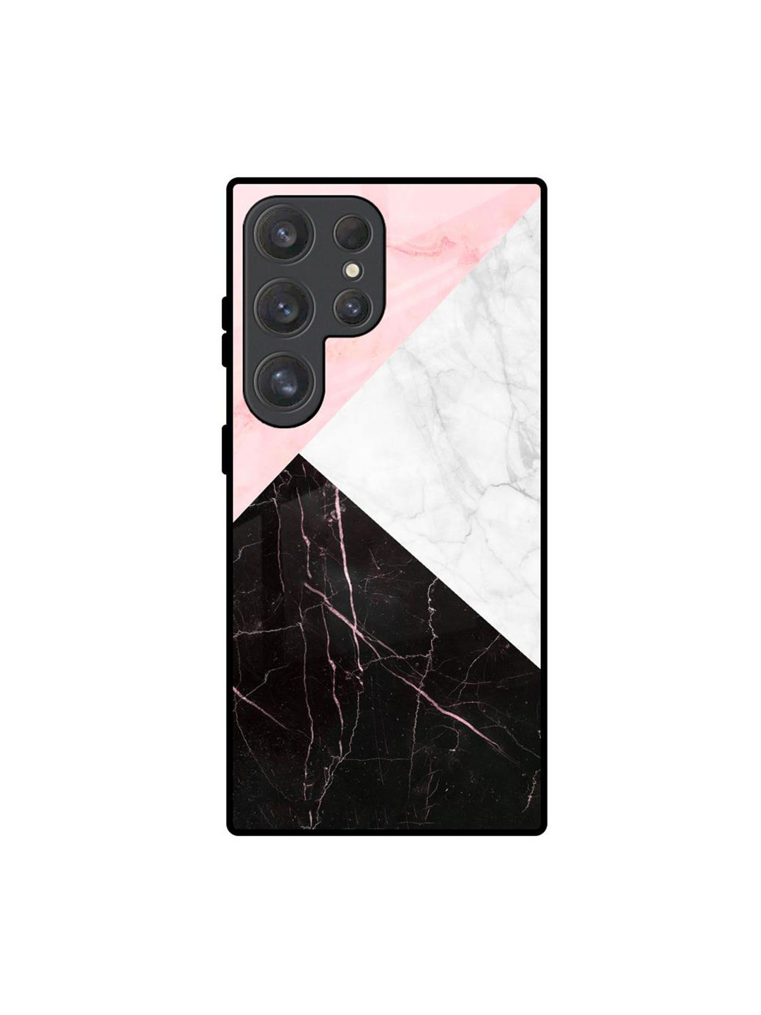 QRIOH Marble Collage Printed Samsung Galaxy S25 Ultra 5G Silicone Back Case