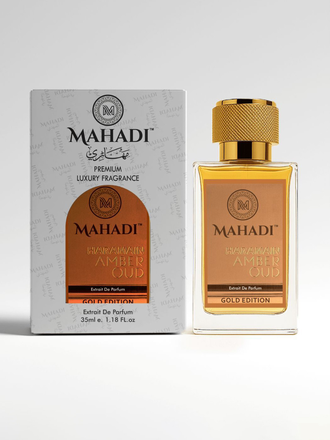 Mahadi Harmain Amber Oud Long Lasting Extrait De Parfum - 35 ml