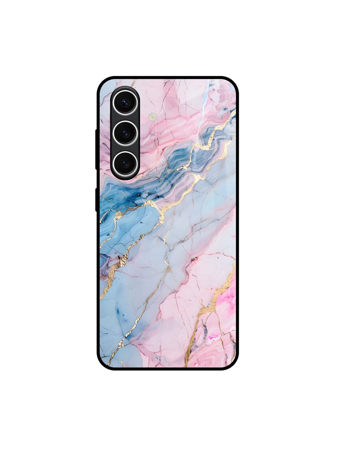 QRIOH Marble Mist Abstract Printed Samsung Galaxy S24 FE 5G Silicone Back Case