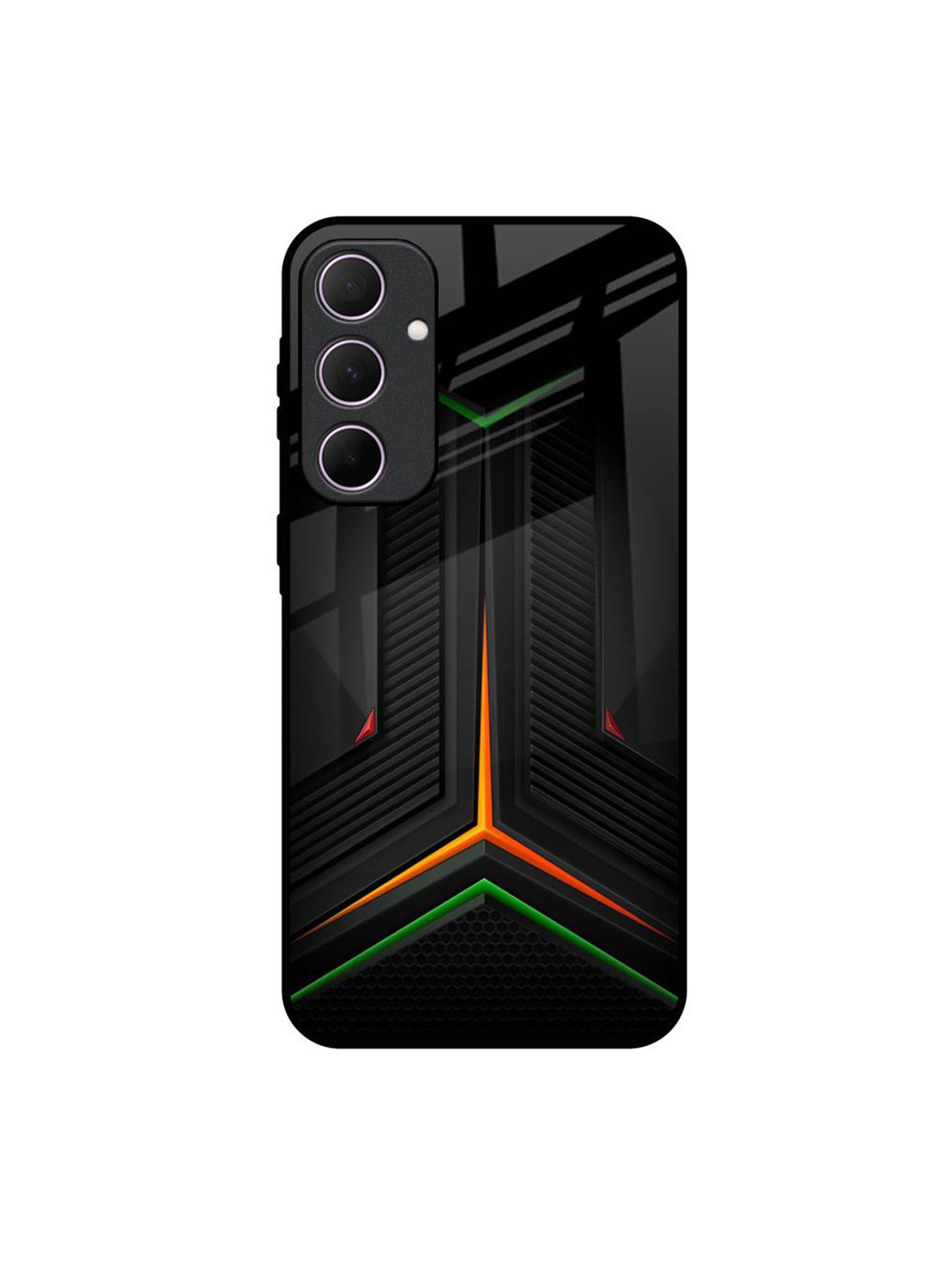 QRIOH Chevron Printed Samsung Galaxy A35 5G Back Case Mobile Accessories