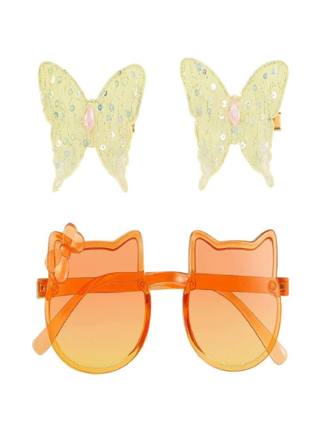 AmazingKarts Girl's Cute Bow Hair Clip with Sun Goggles