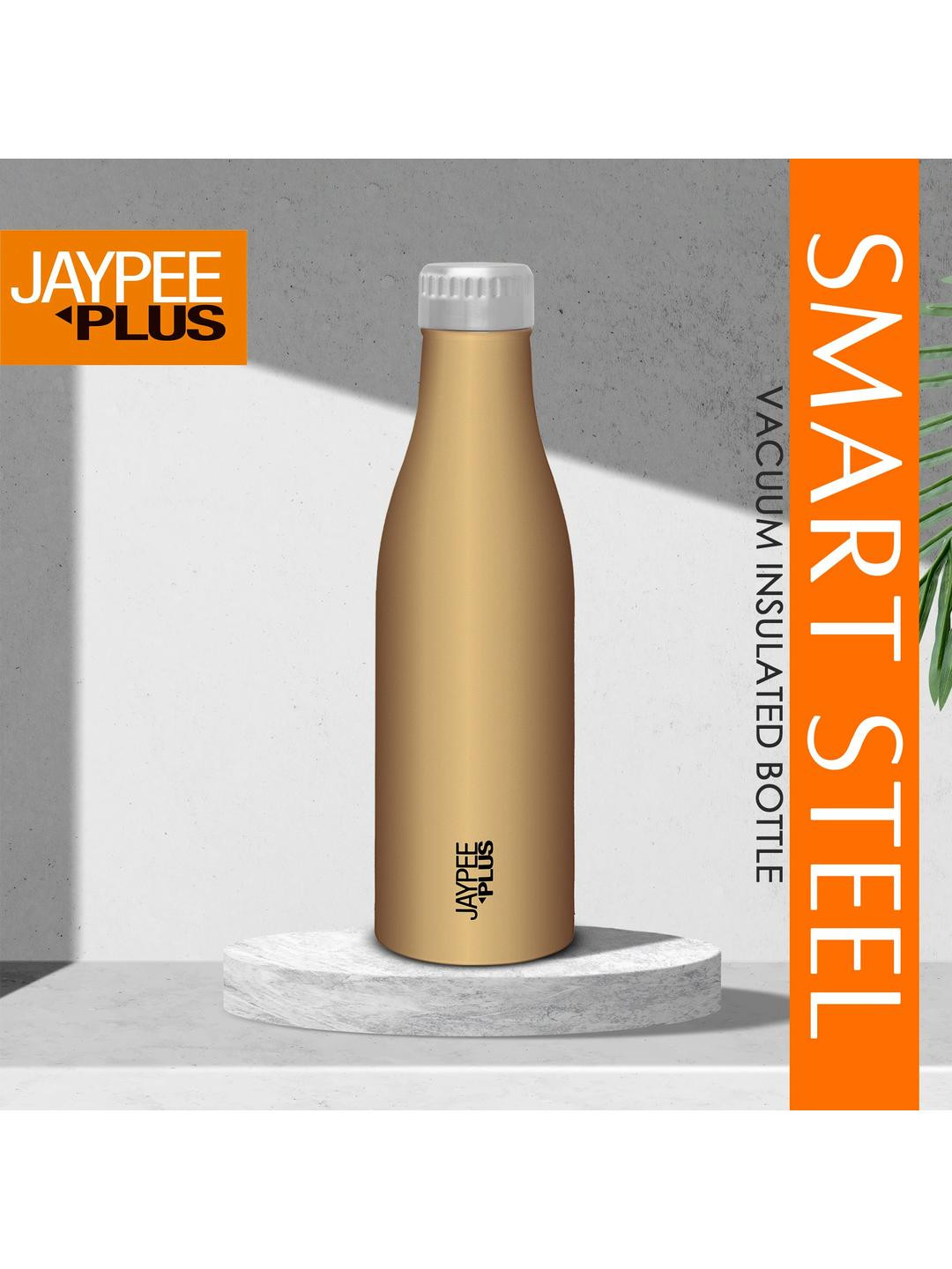 JAYPEE PLUS Sierra Copper Toned Stainless Steel Hot & Cold Water bottle 1 L