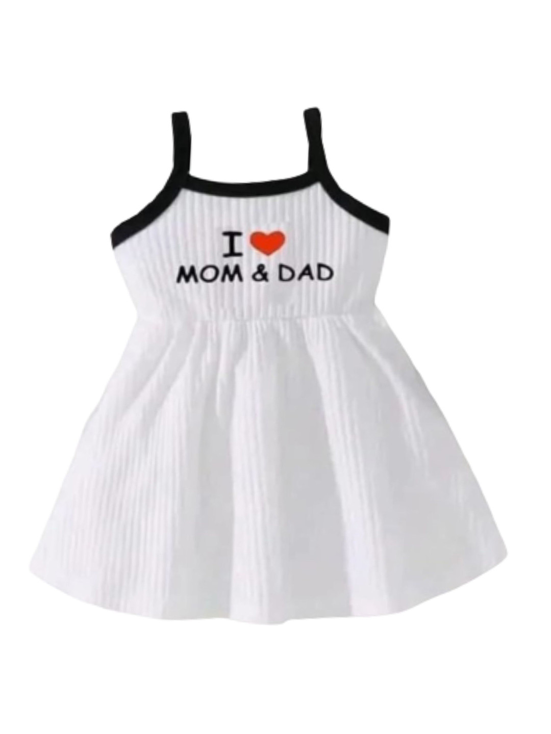 4YOU DRESSES Girls Printed Cotton Fit & Flare Dress