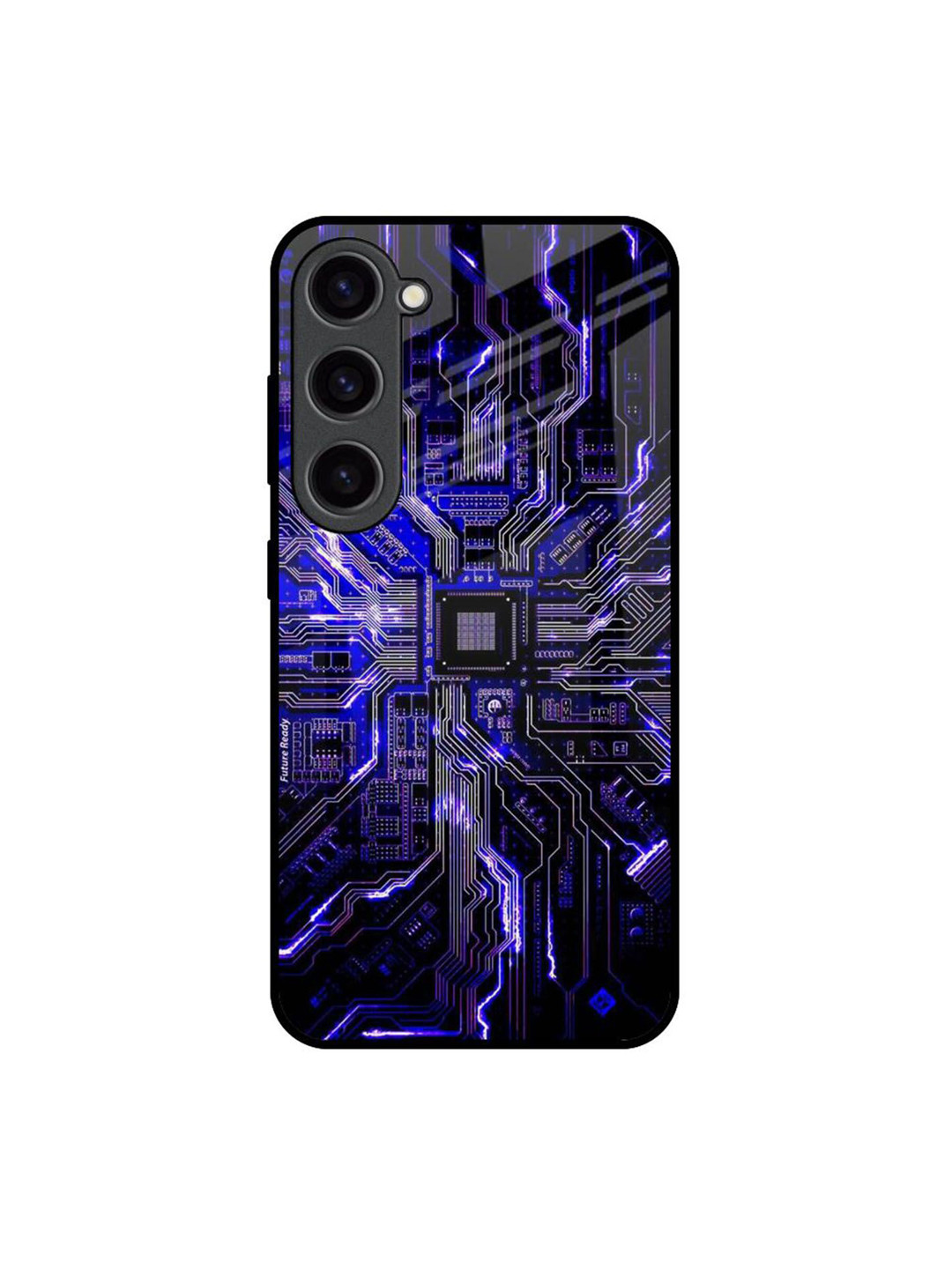 QRIOH Techno Color Printed Sleek & Lightweight Silicone Samsung Galaxy S23 5G Back Case