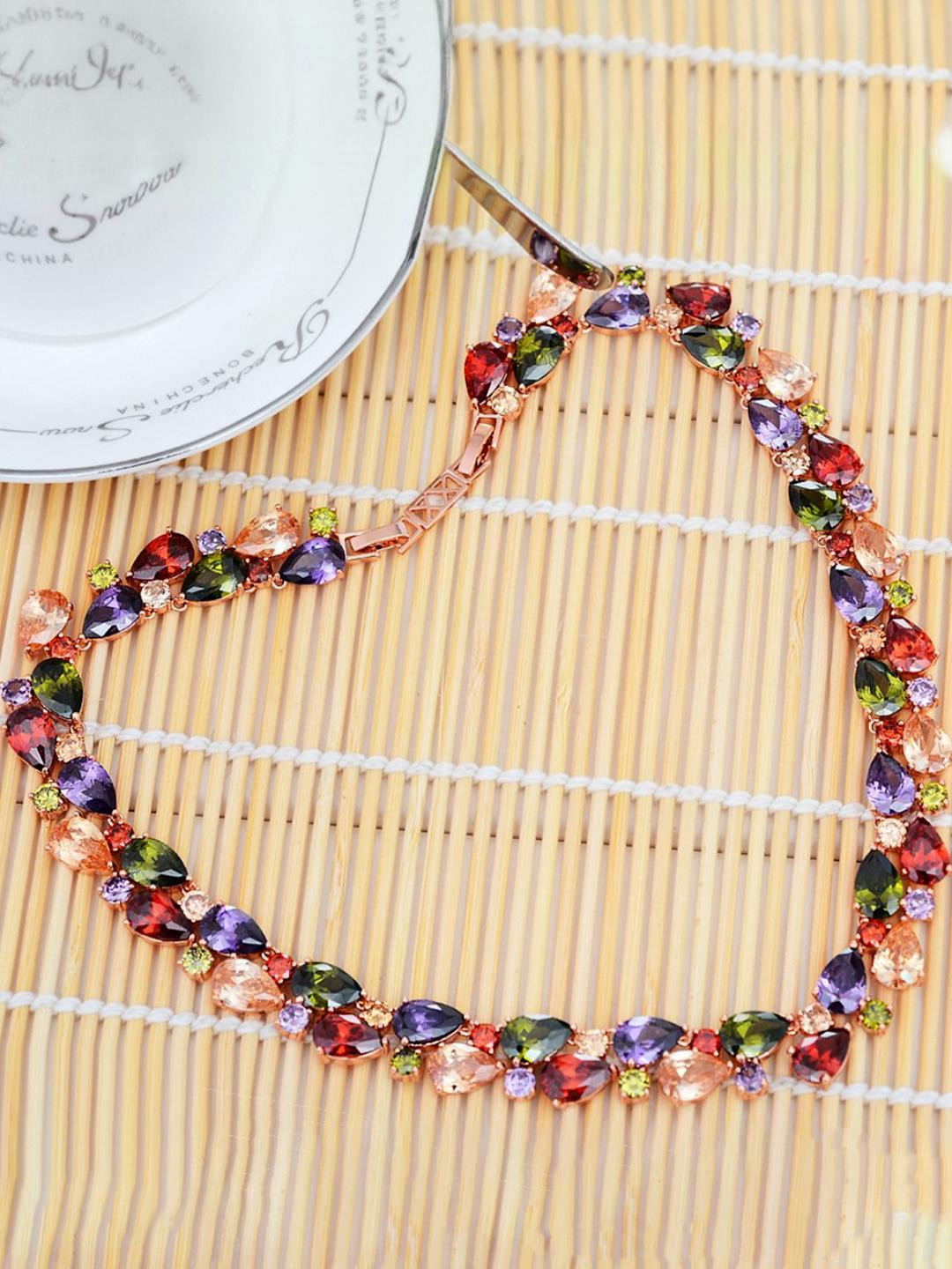 Shayna Multi Gold-Plated Alloy Necklace