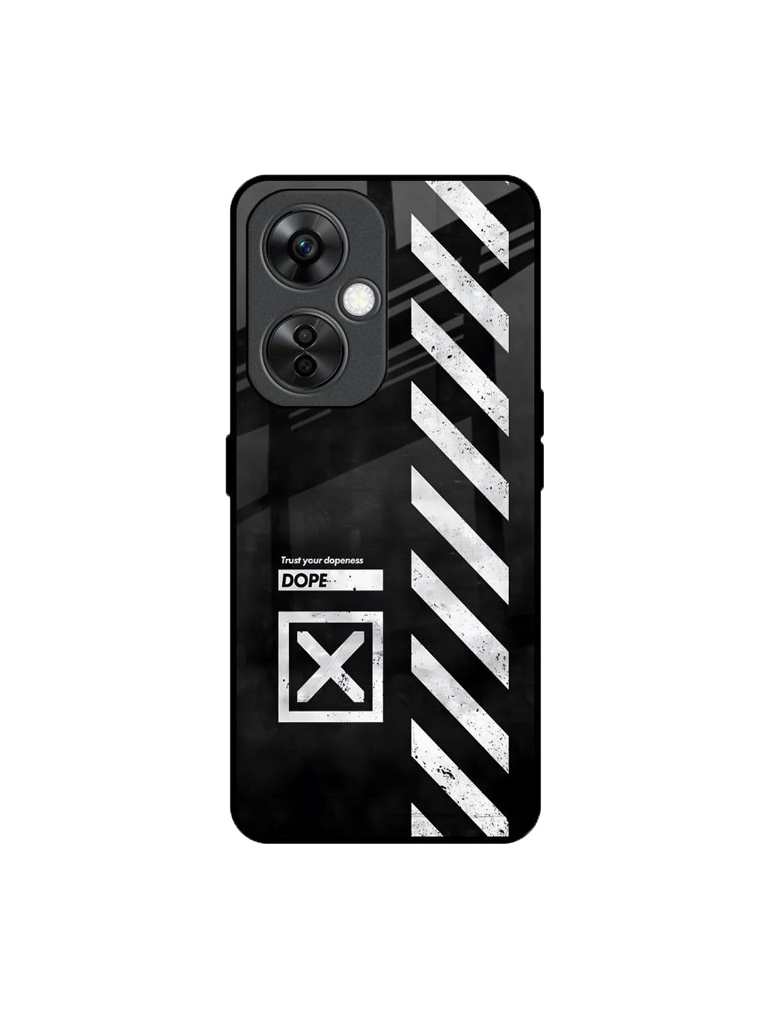 QRIOH Duality Design Printed Lightweight Silicone OnePlus Nord CE 3 Lite 5G Glass BackCase