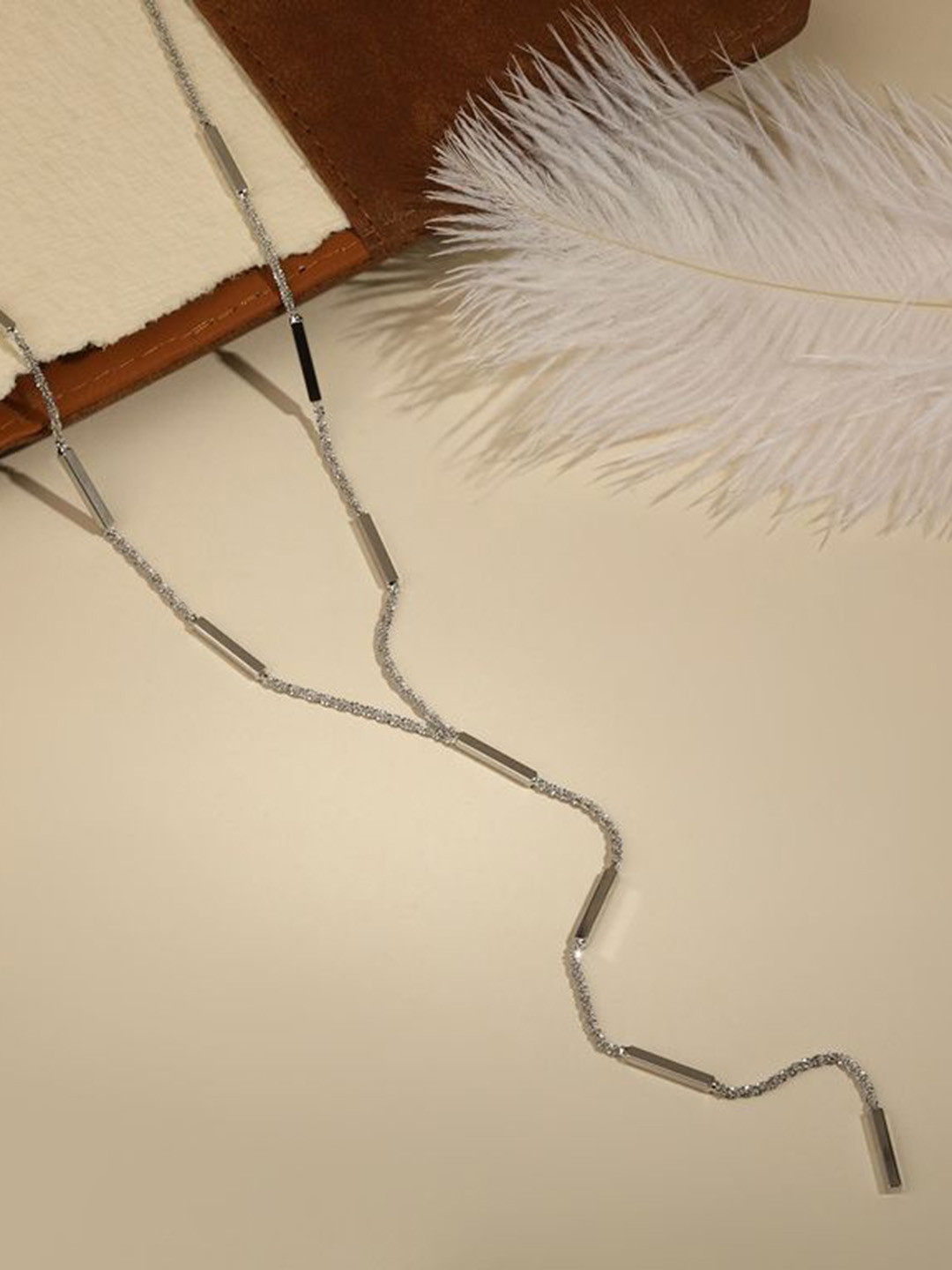 Cierra Silver-Plated Y Shaped Chain