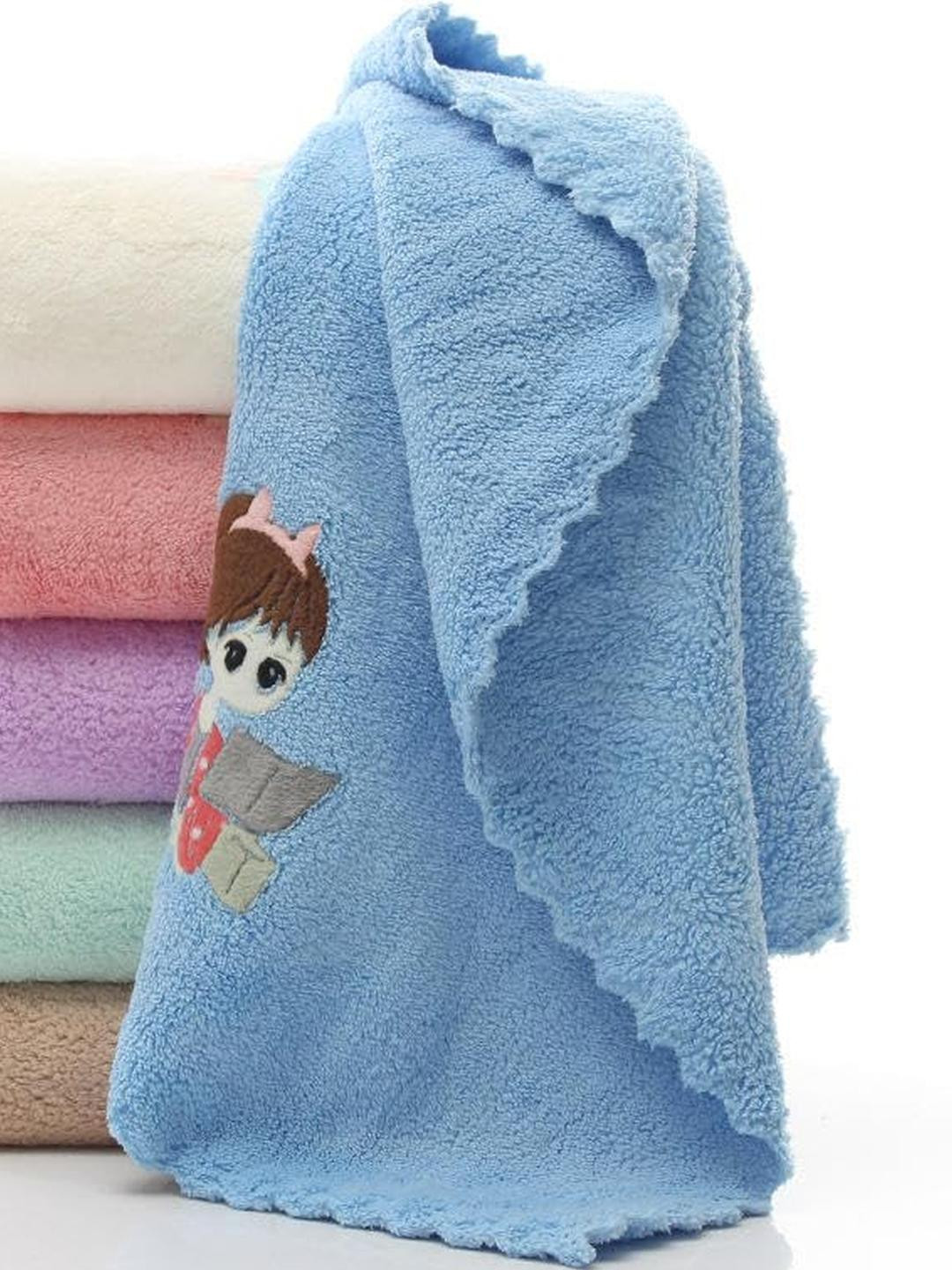 Teri Beri 6Pcs Solid Cotton Towel Set
