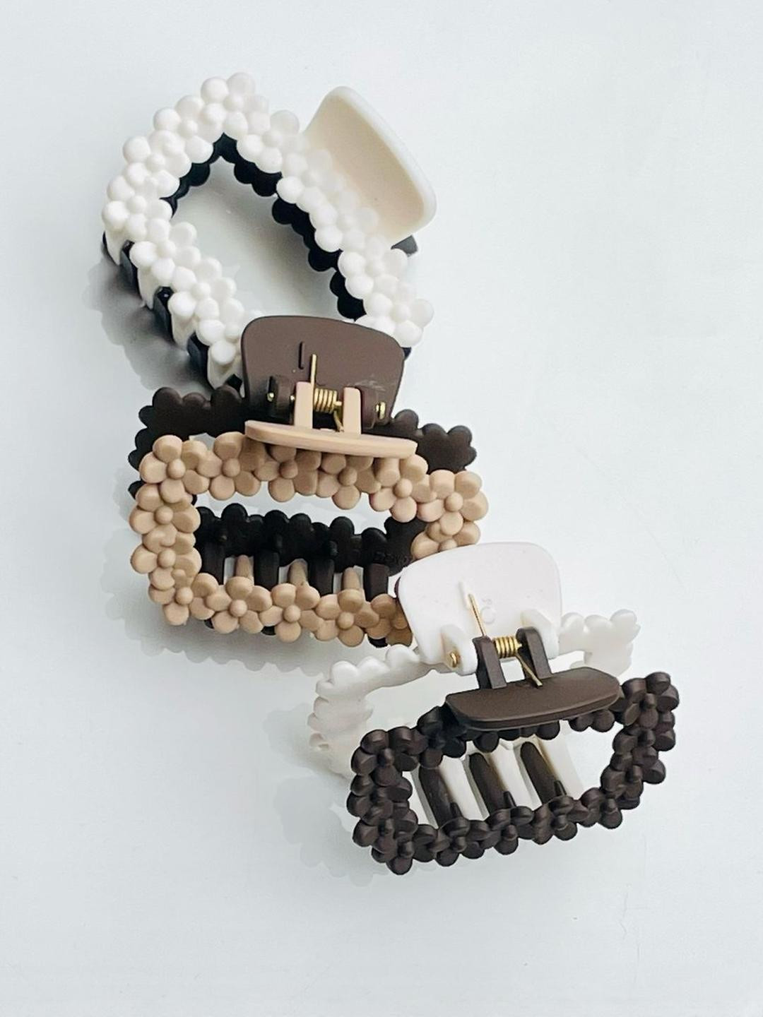 PRATHAM FASHION Women Set of 3 Claw Clip