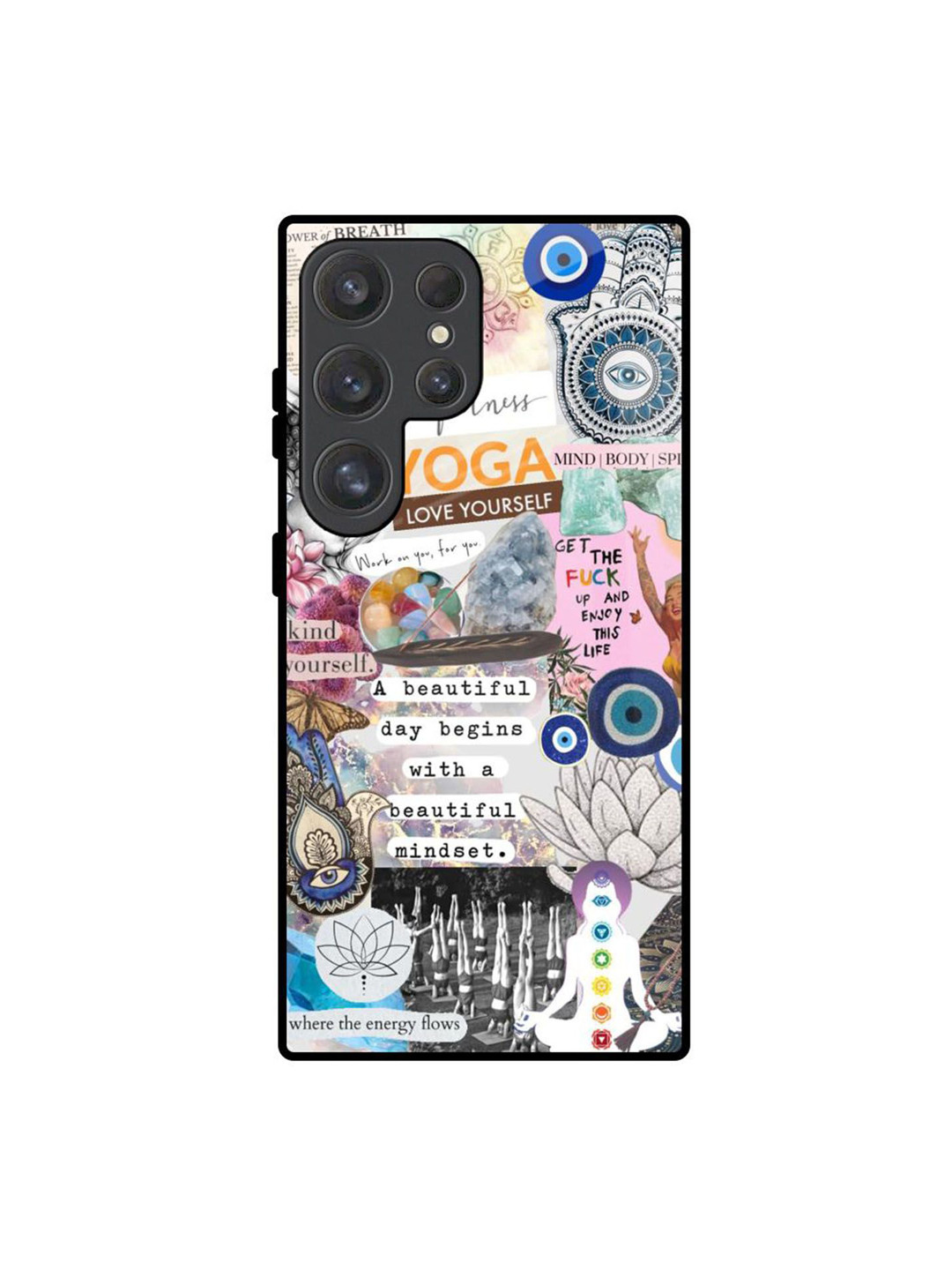 QRIOH Divine Flow Printed Samsung Galaxy S25 Ultra 5G Silicone Back Case