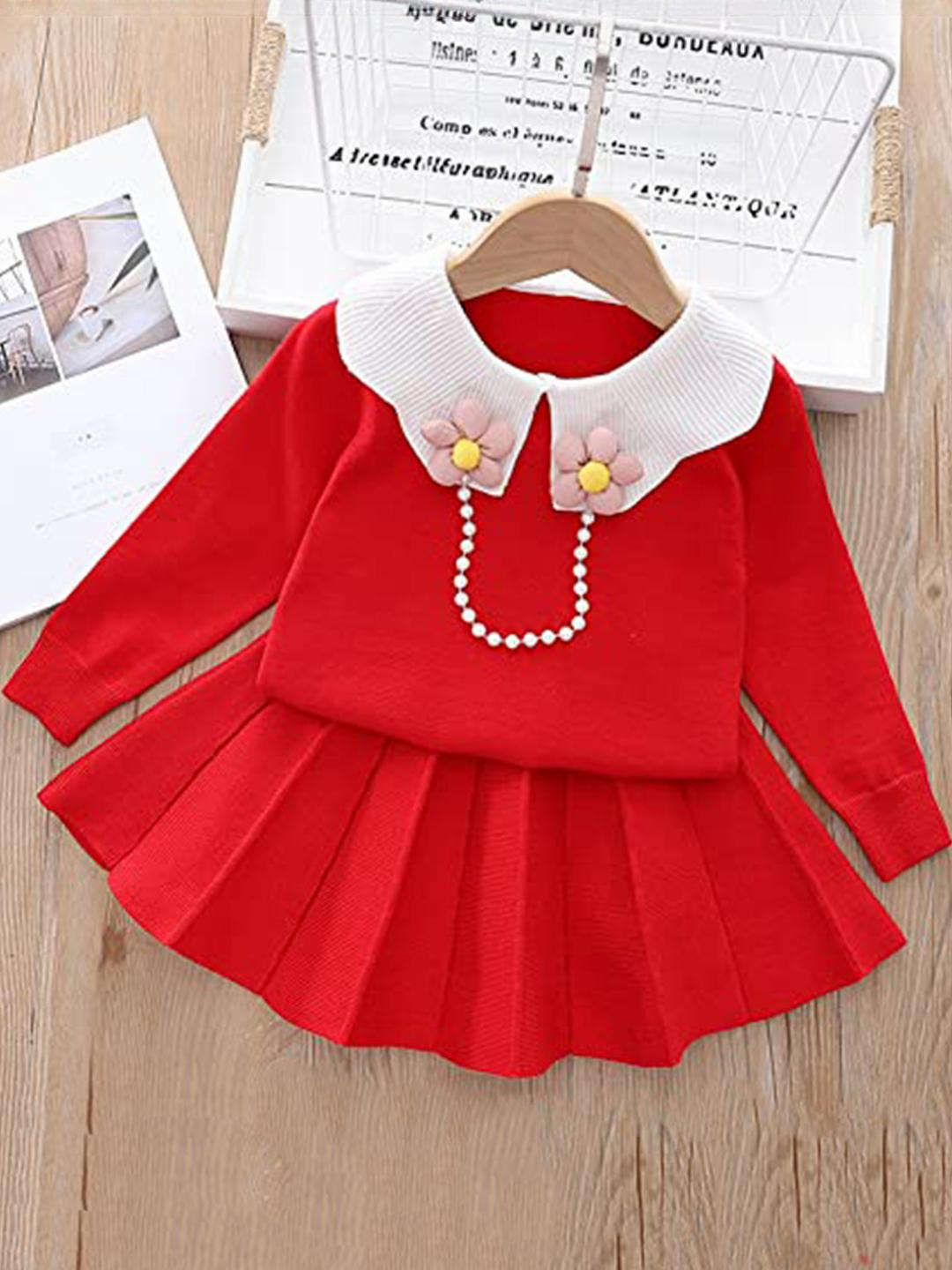 Bold N Elegant Girls Solid Clothing Set