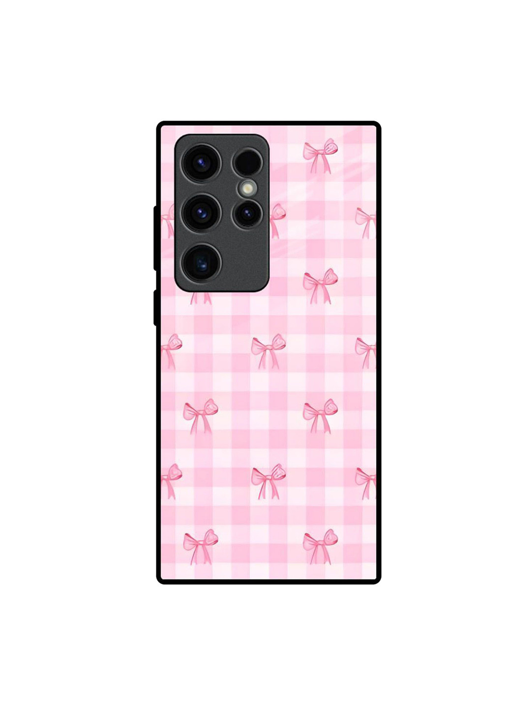 QRIOH Women Bowtique Pattern Printed Samsung Galaxy S23 Ultra 5G Back Case