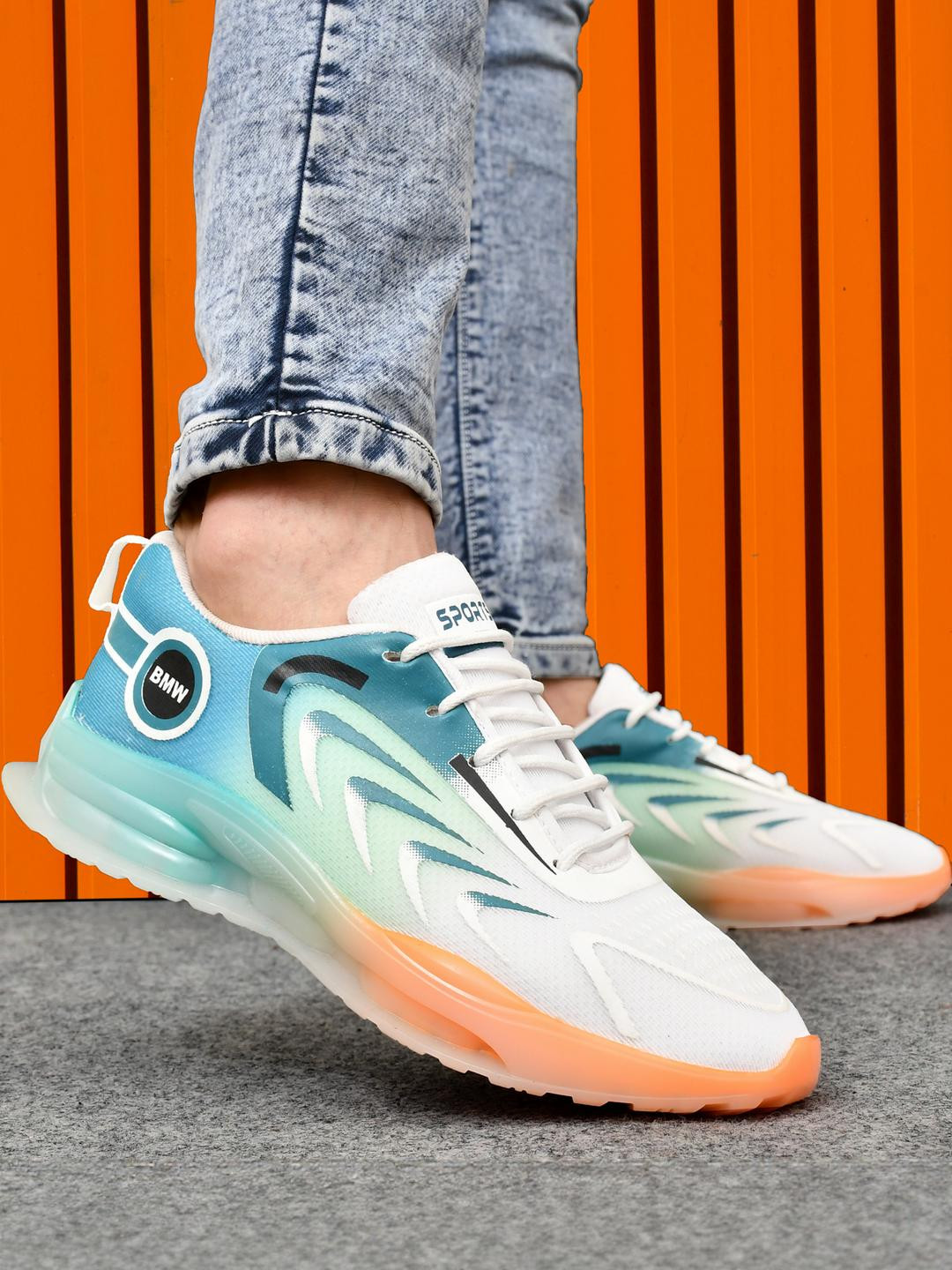 FUNNY FIRE Men Running Shoes