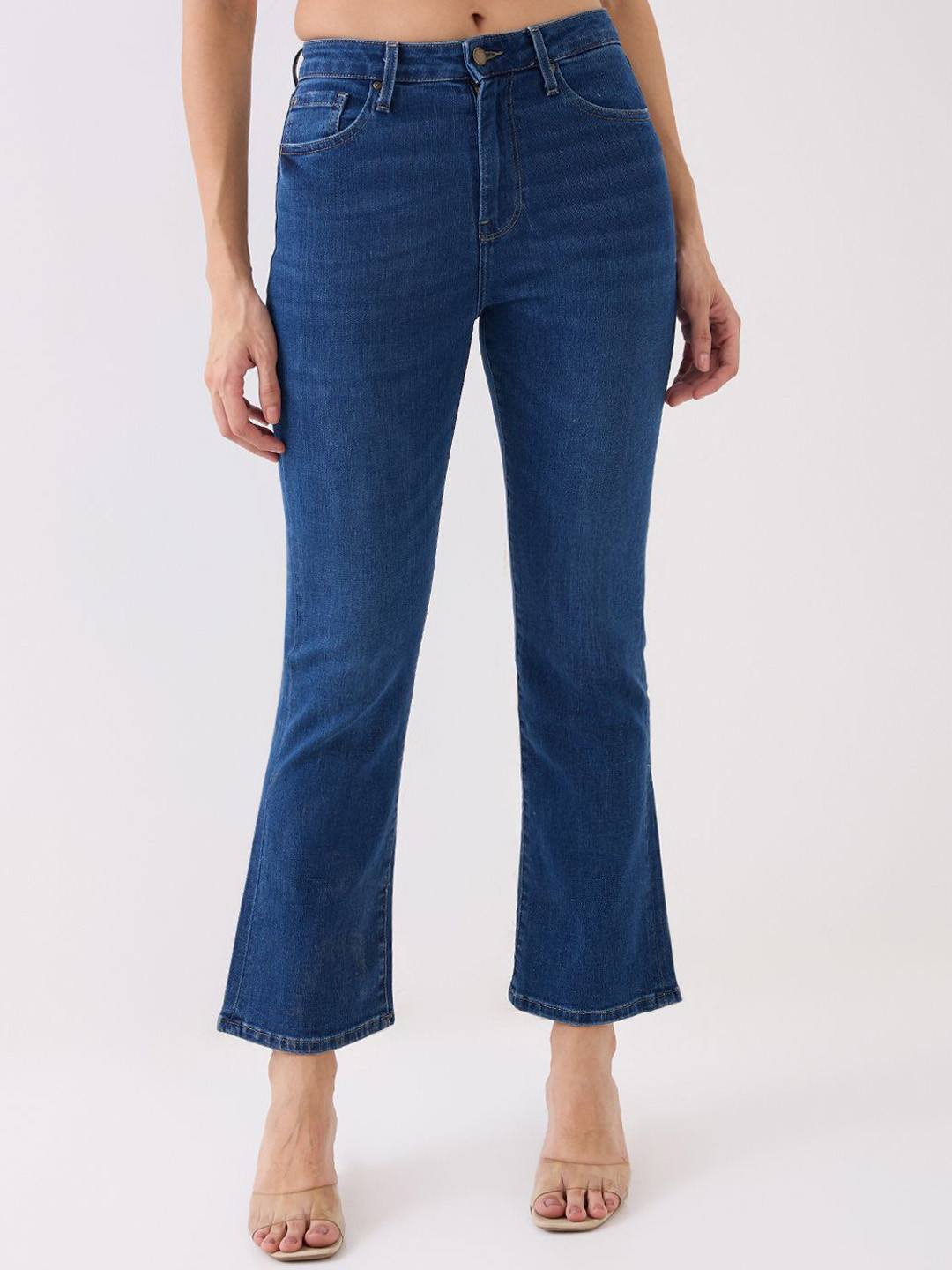 SPYKAR Women Bootcut High-Rise Light Fade Stretchable Jeans