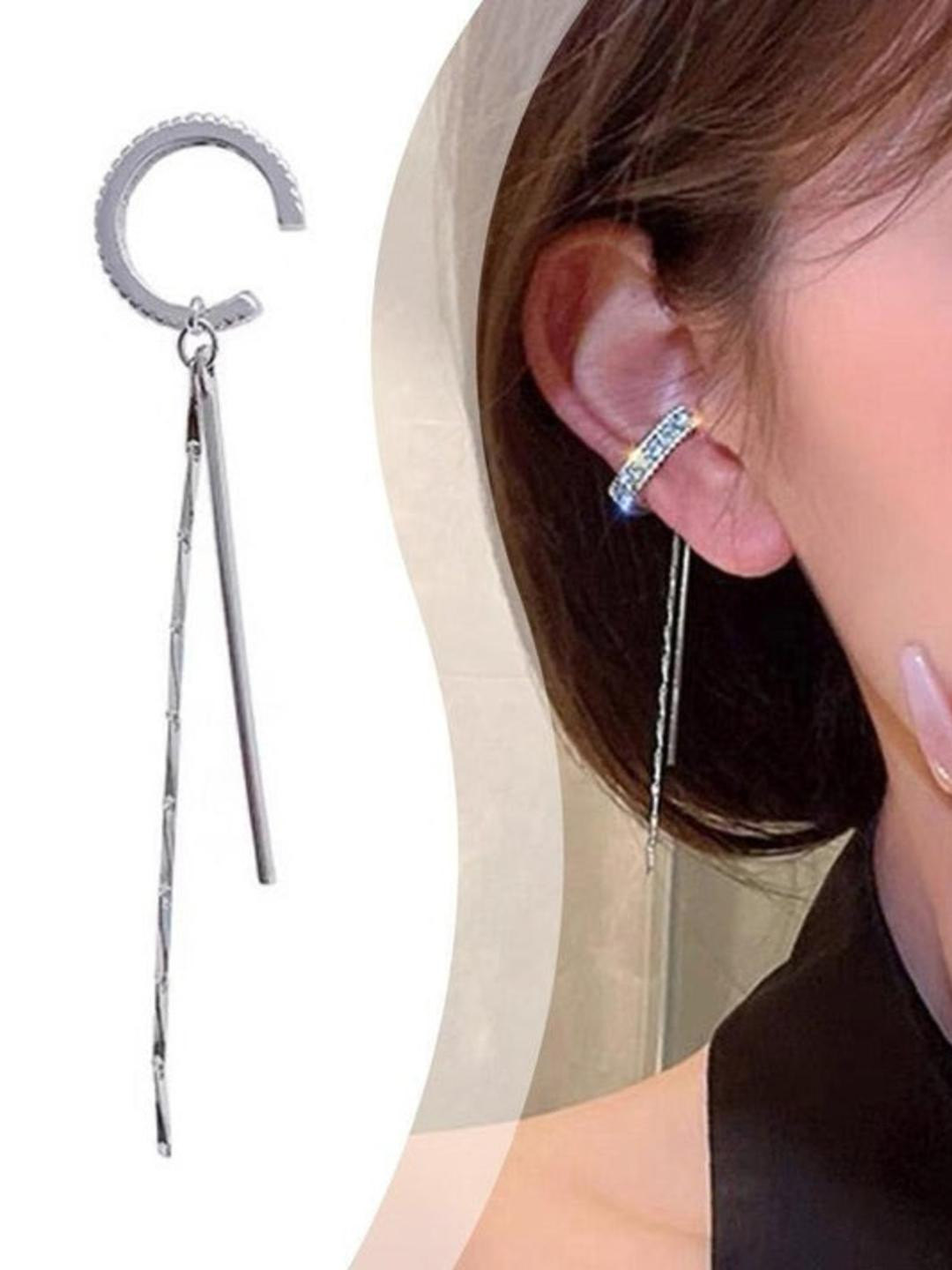 TheVineGirl Silver-Plated Ear Cuffs