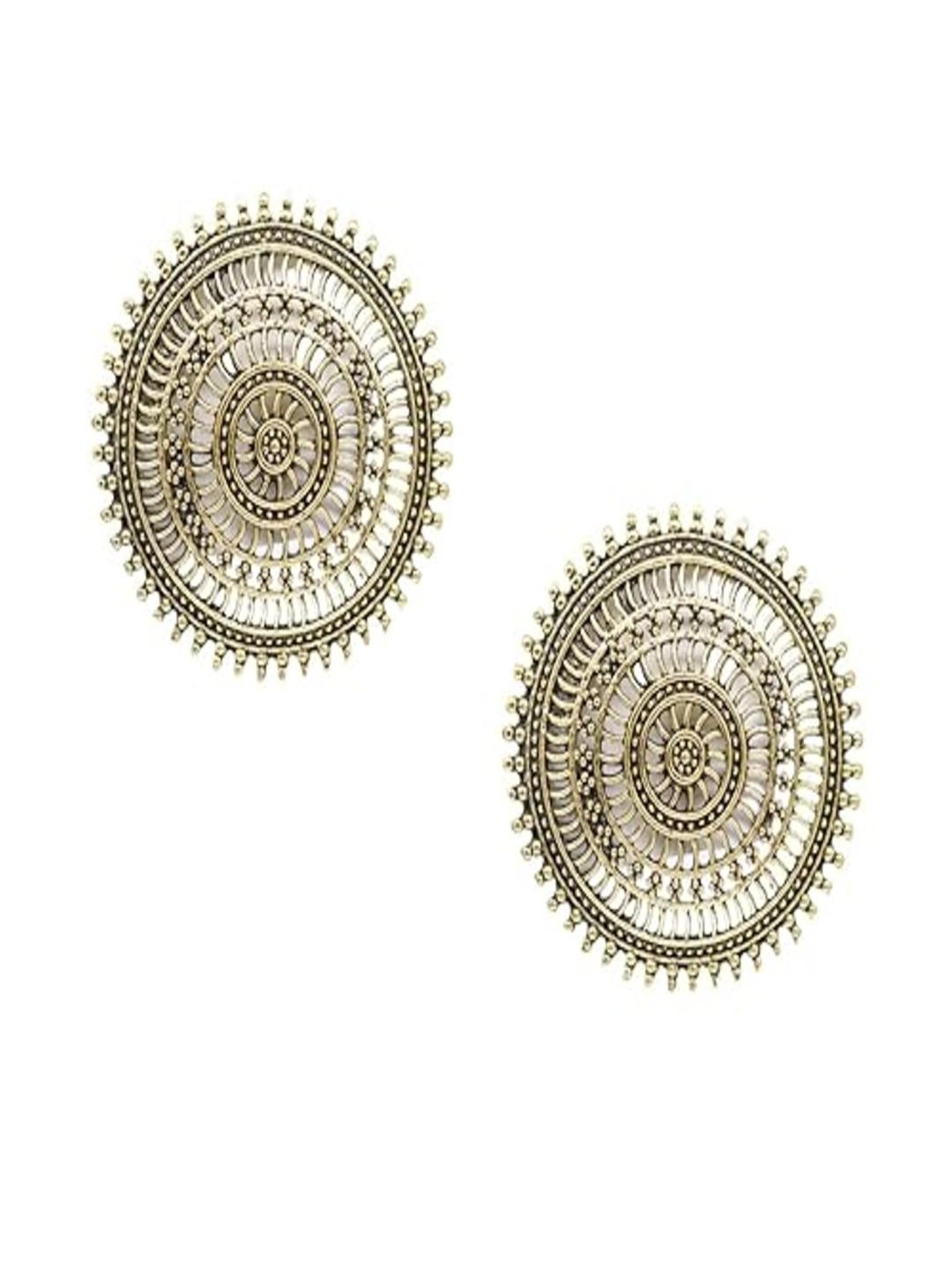 Fabula Fashion Gold-Plated Brass Earrings