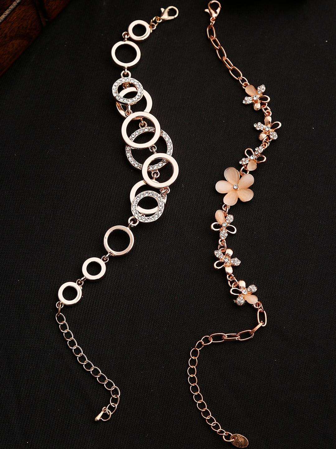 Shayna Rose Gold-Plated Alloy Bracelet