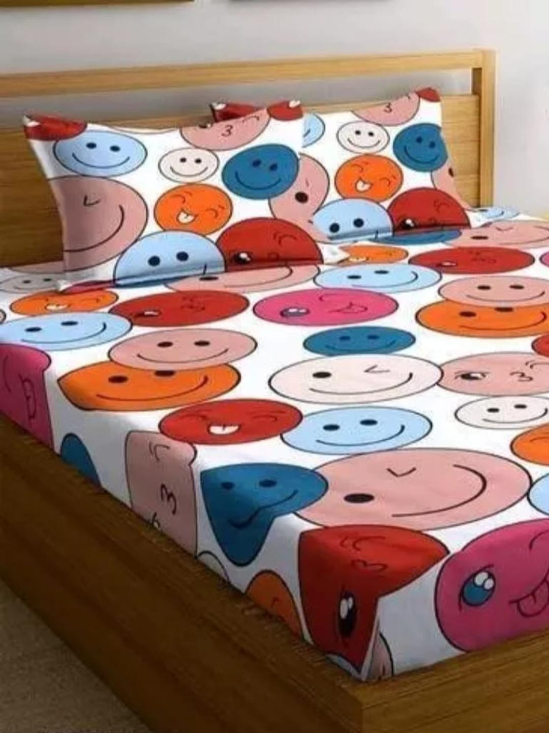 NEW TOWN Floral Superfine Queen Bedsheets