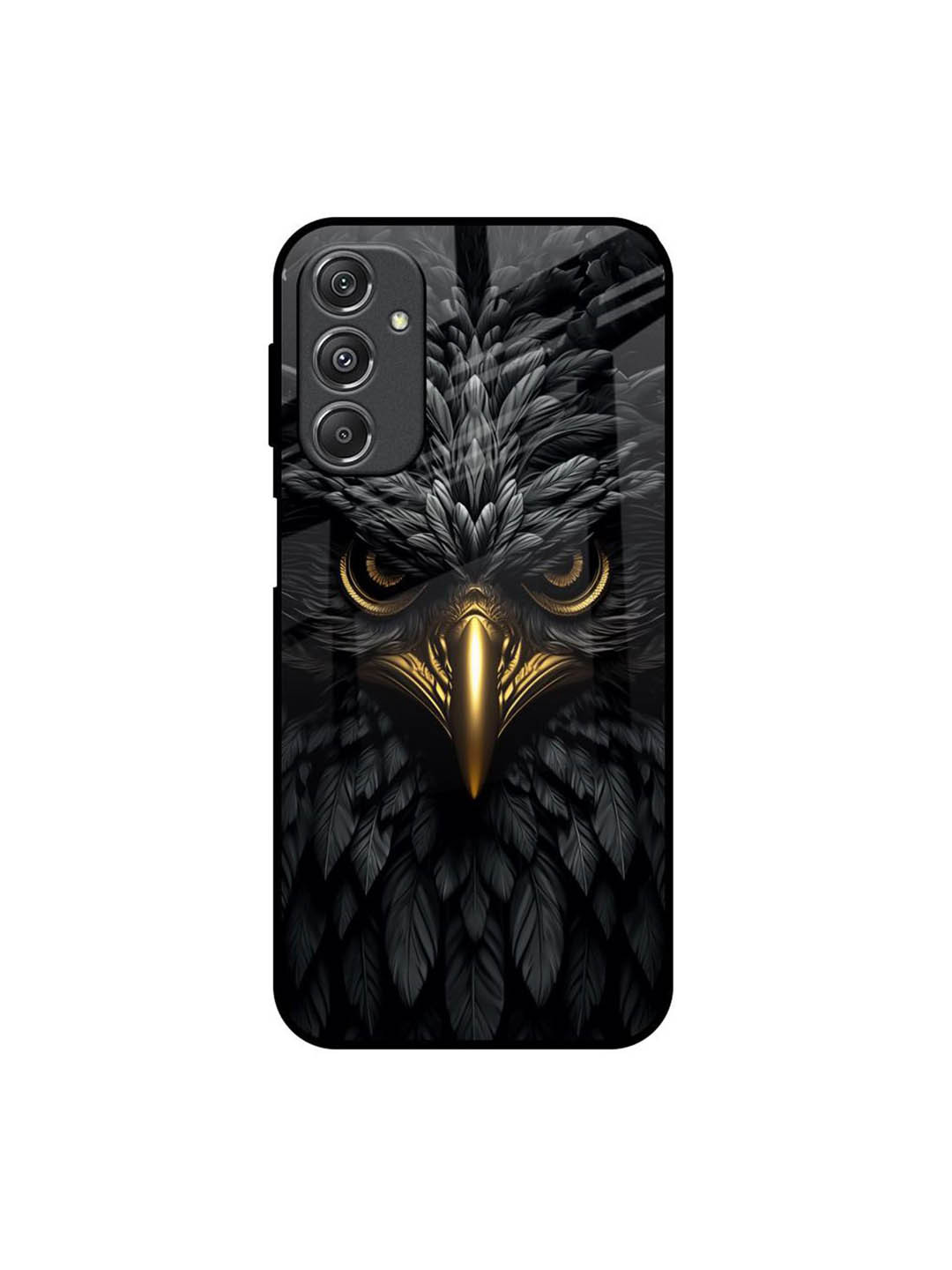 QRIOH Scary Eagle Eye Printed Samsung Galaxy M34 5G Silicone Back Case