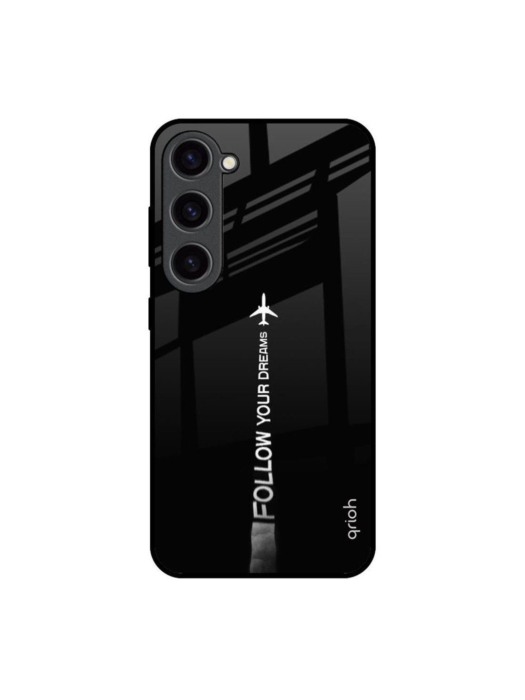 QRIOH Follow Your Dreams Printed Lightweight Samsung Galaxy S23 Silicone Back Case