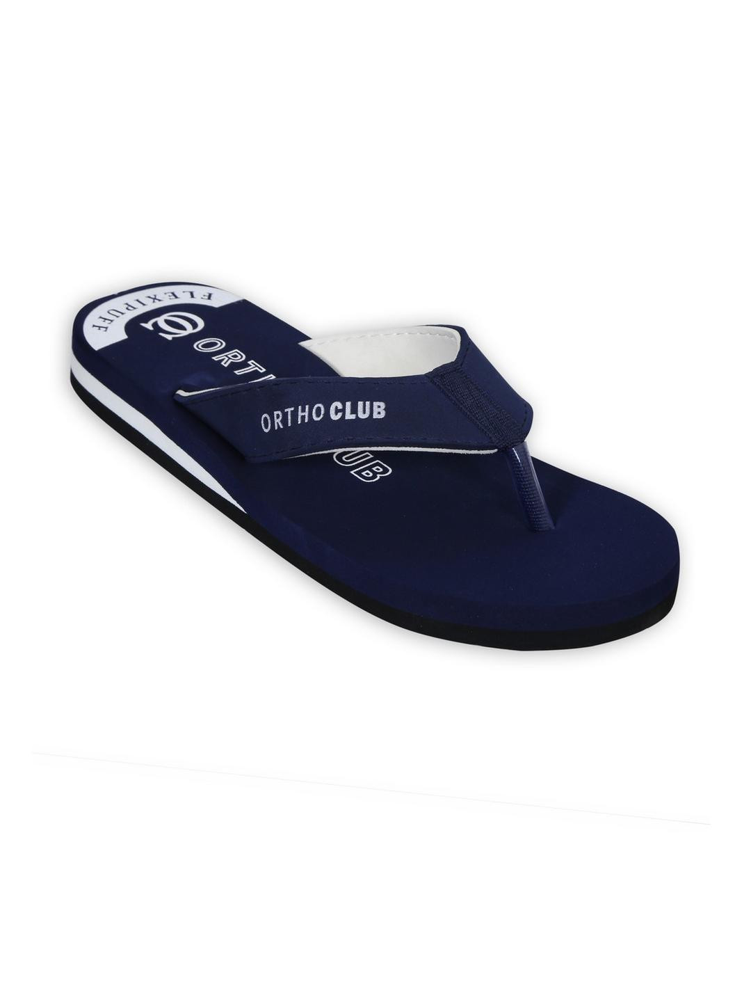 ORTHO CLUB Men Solid Orthopedic Flip Flops