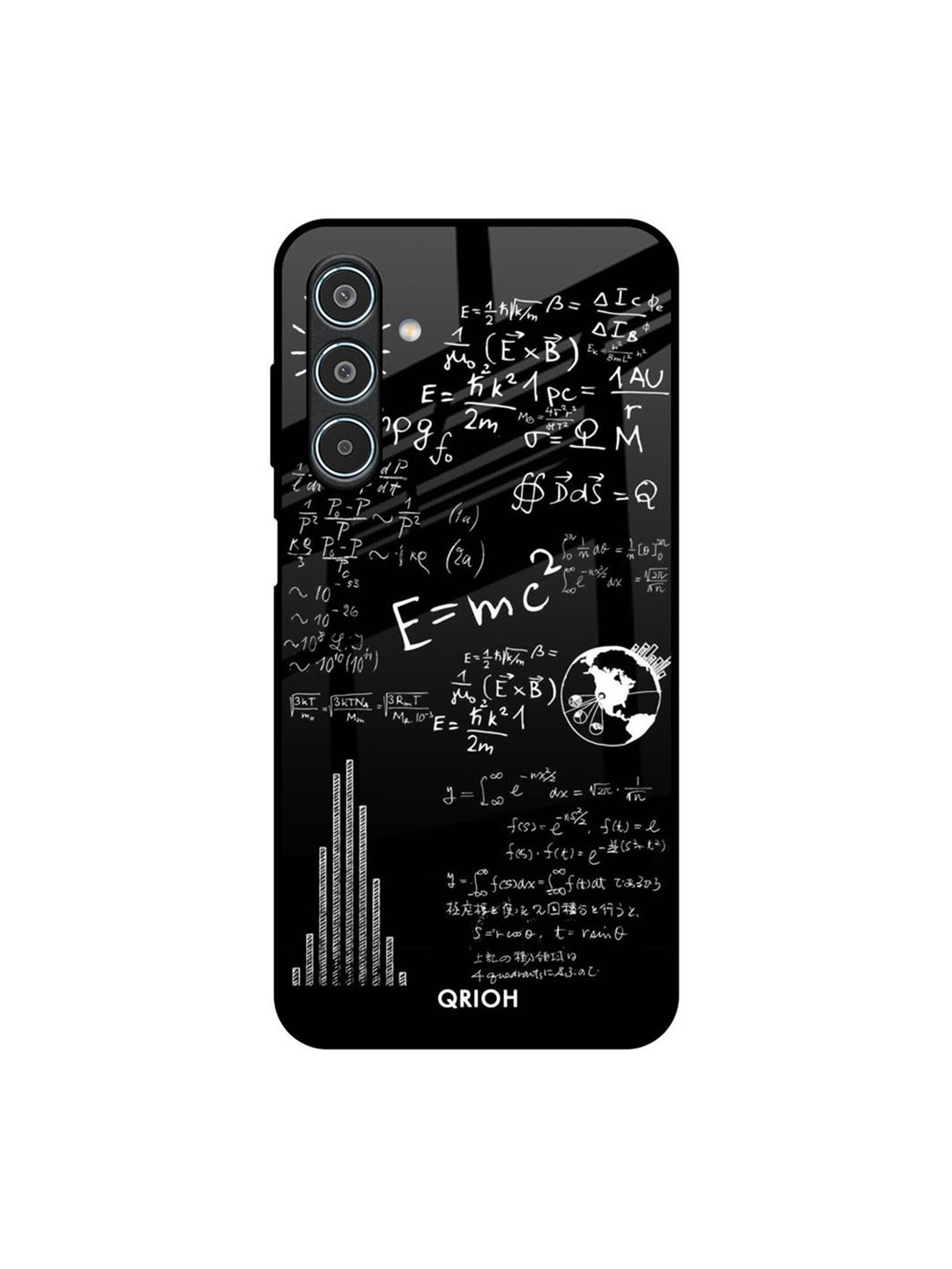 QRIOH Funny Math Geometric Printed Samsung Galaxy M35 5G Back Case Mobile Accessories