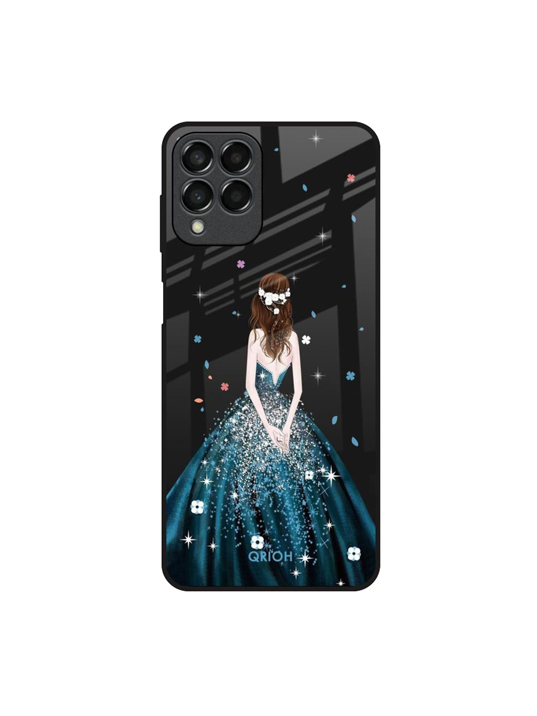 QRIOH Women Queen Printed Samsung Galaxy M53 5G Silicone Back Case