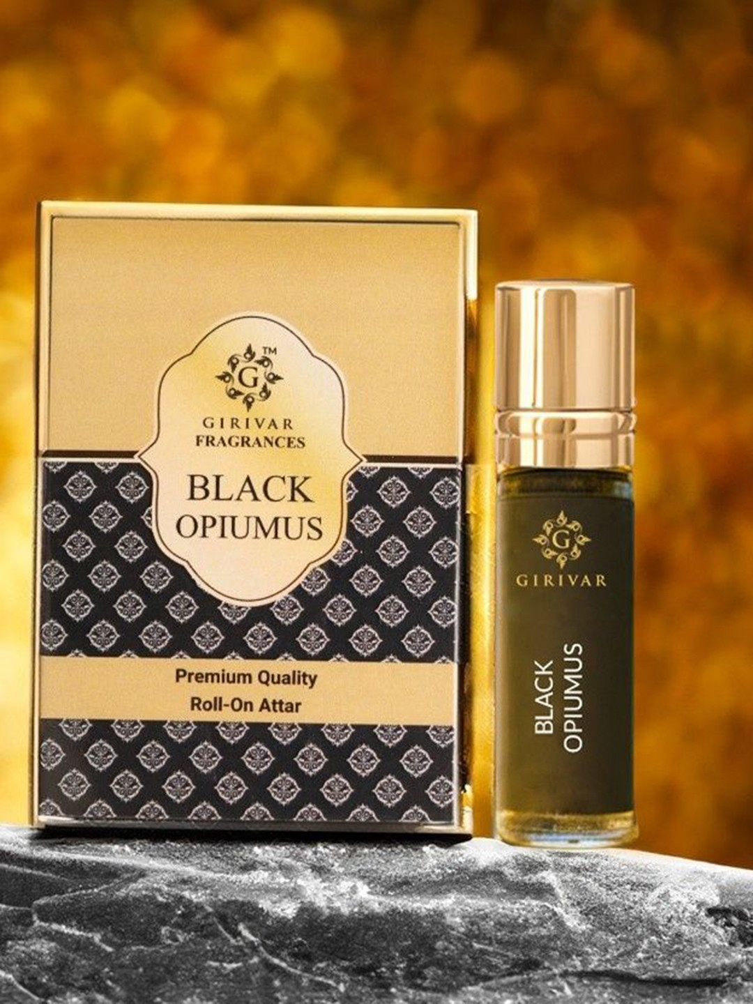 Girivar Black Opiumus Premium Quality Roll-On Attar- 10 ml