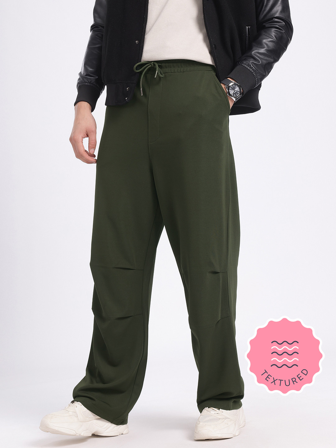 glitchez Men Relaxed Fit Trousers