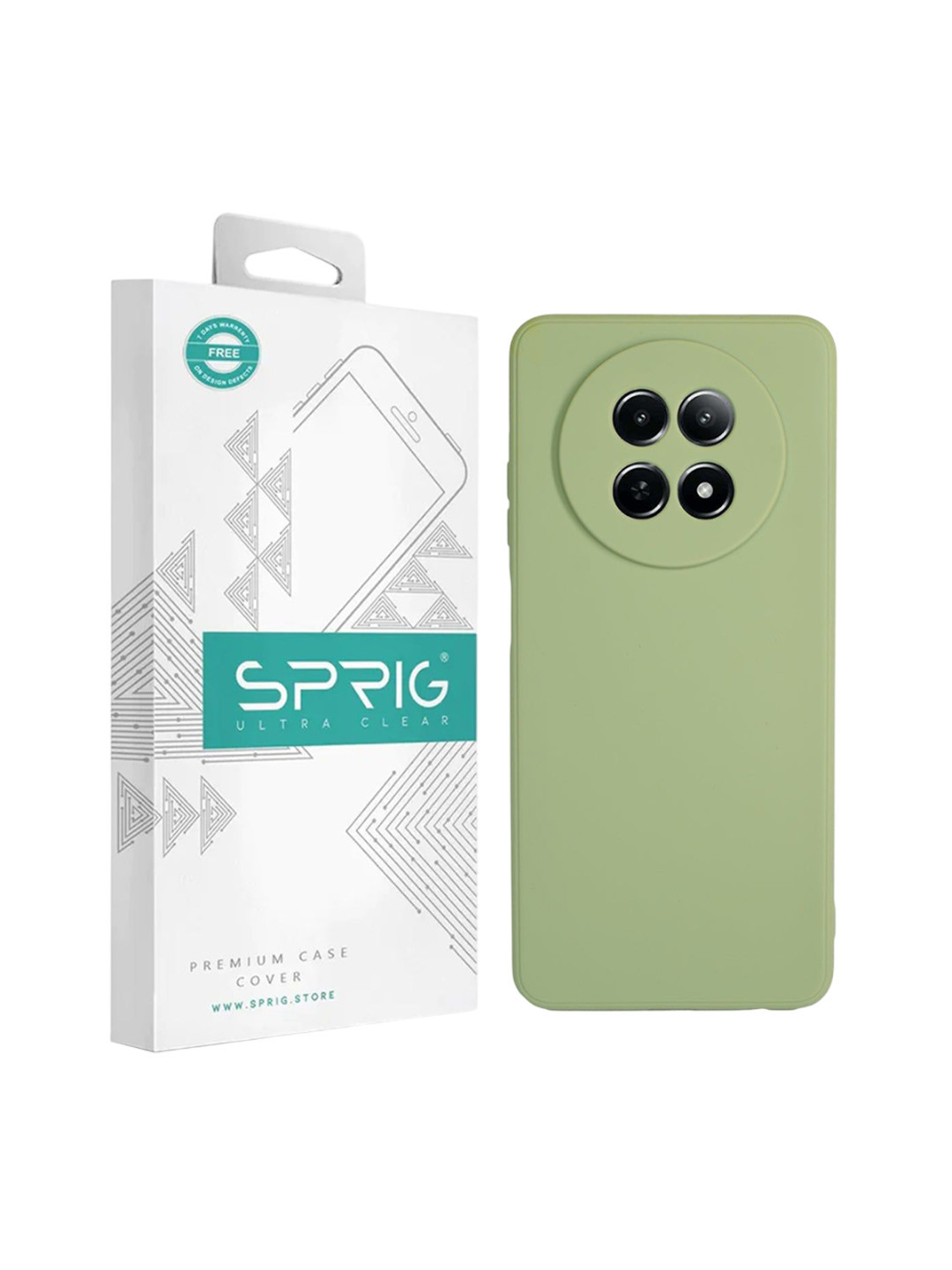 SPRIG Realme C65 5G TPU Matte Back Cover