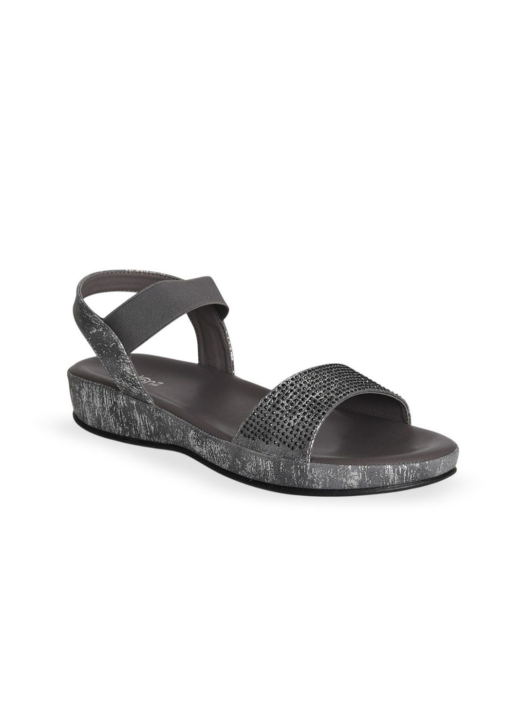 Melonz Women Embellished Open Toe Flats