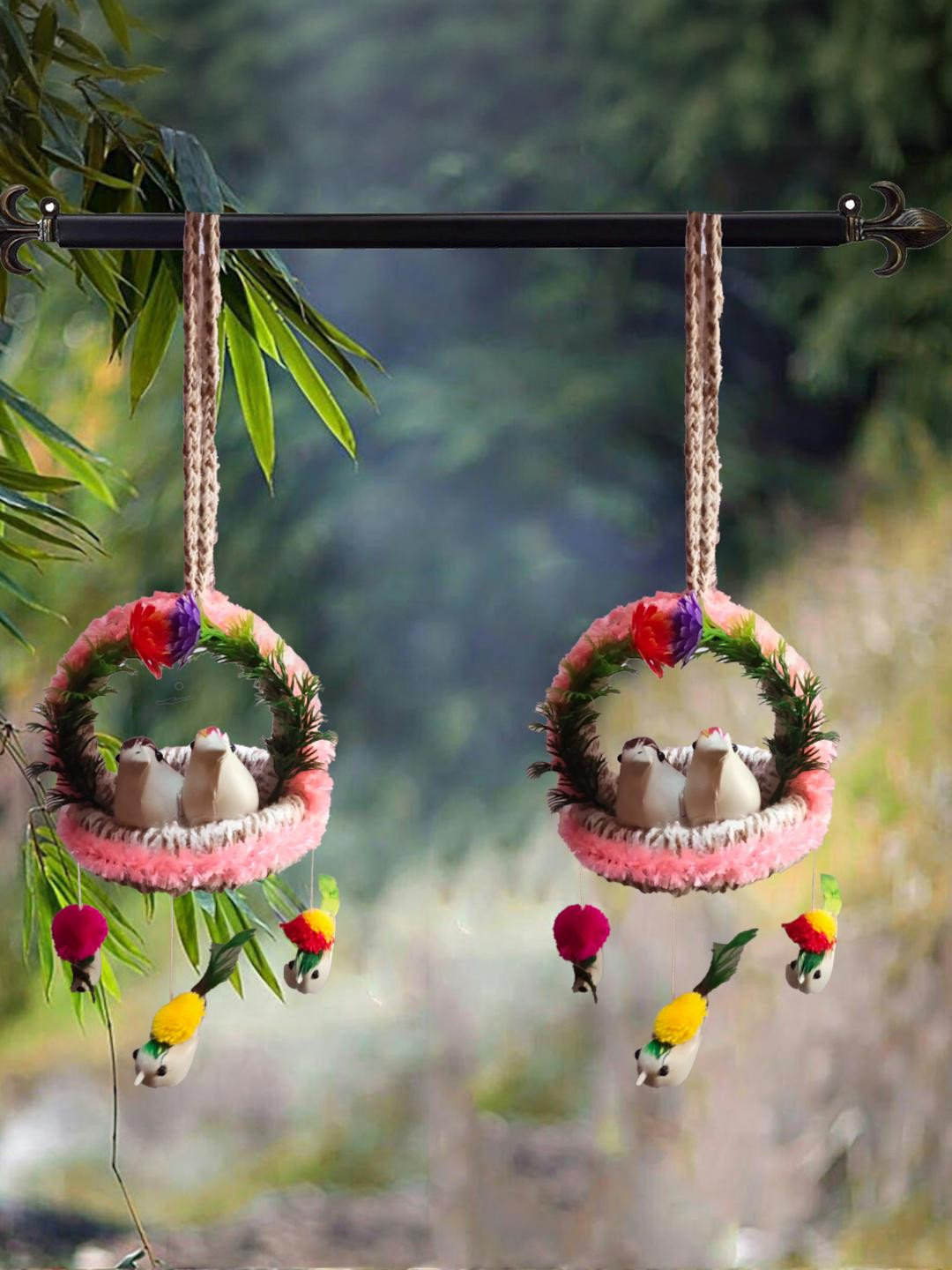 The Shine Store Pack Of 2 Jute Wall Hangings