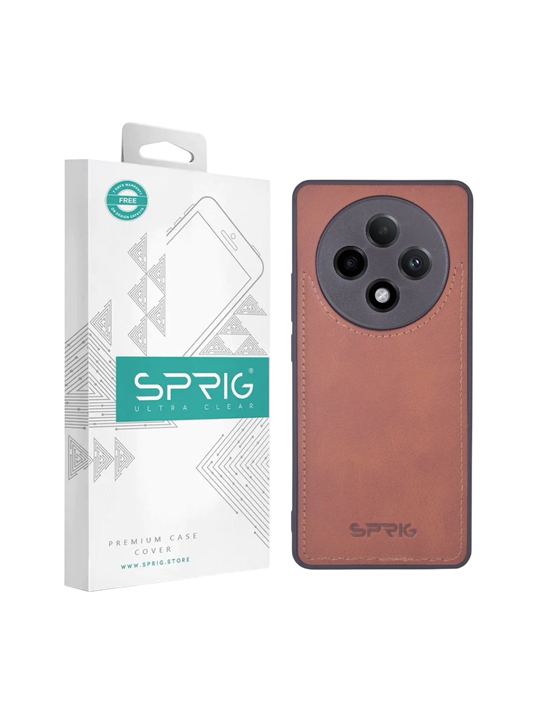 SPRIG OPPO F27 Pro Plus Matte Leather Back Cover