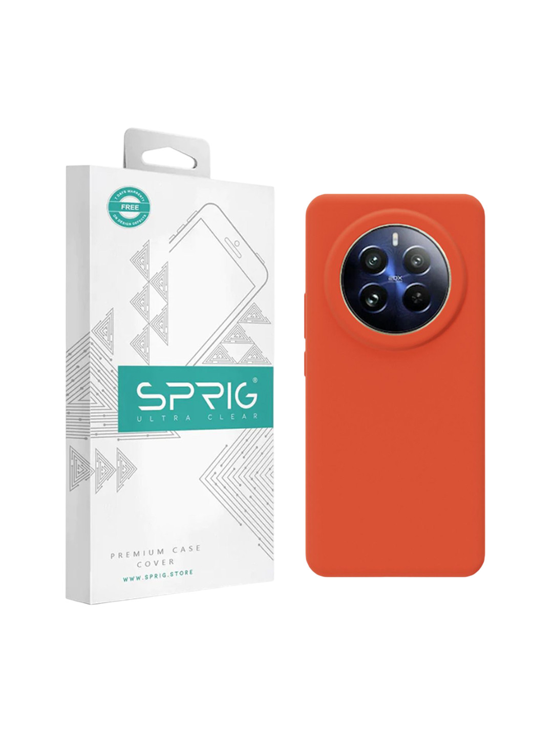 SPRIG Realme 12 Plus 5G Liquid Silicone Back Cover