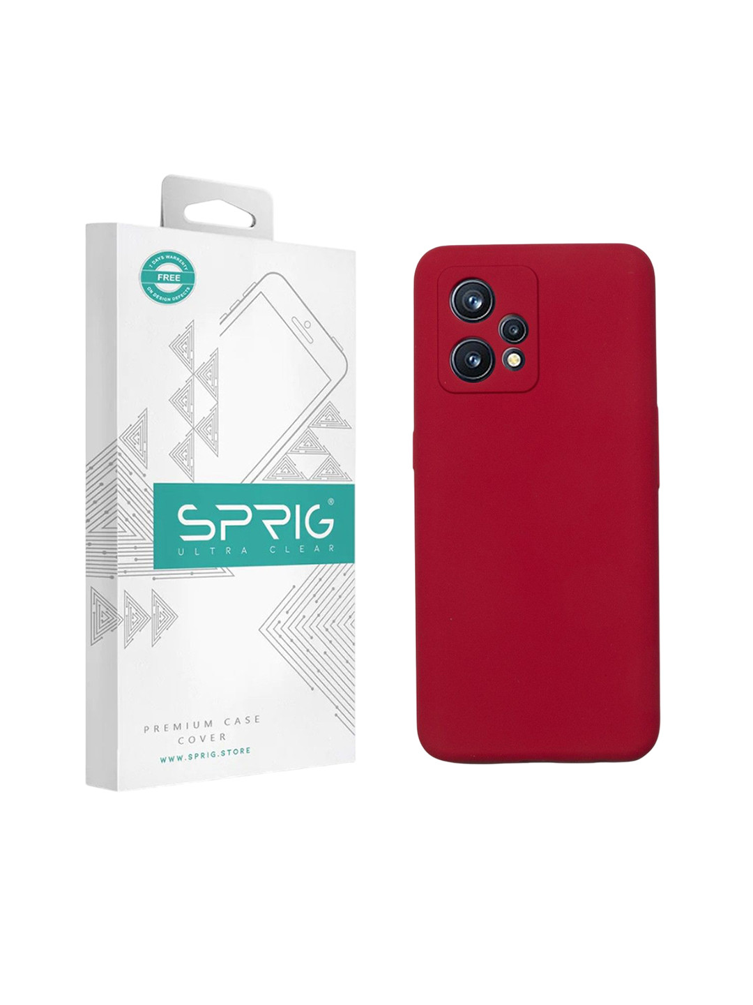 SPRIG Realme 9 Pro Plus Silicone Back Cover
