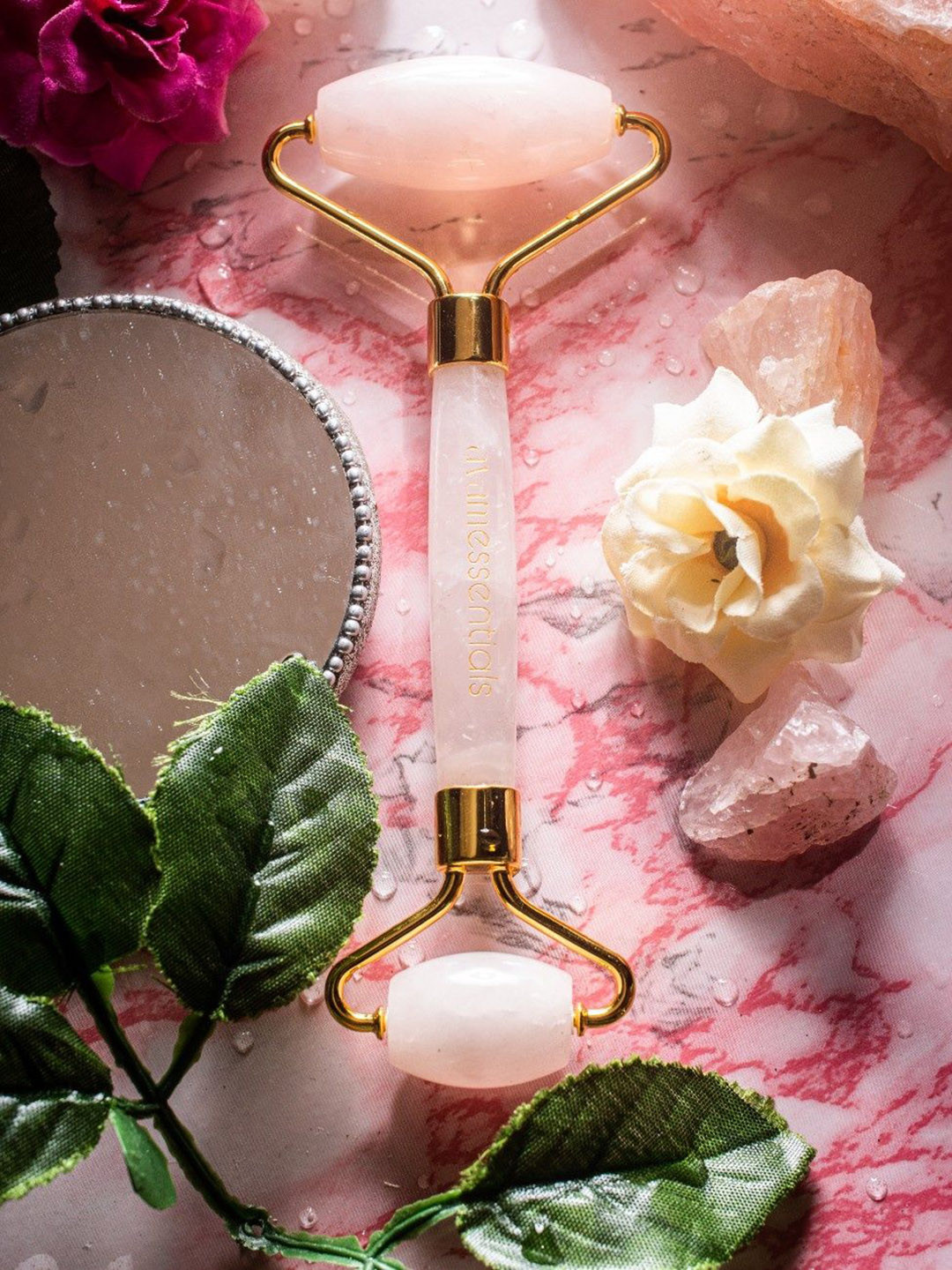 AVAM ESSENTIALS Rose Quartz Facial Roller