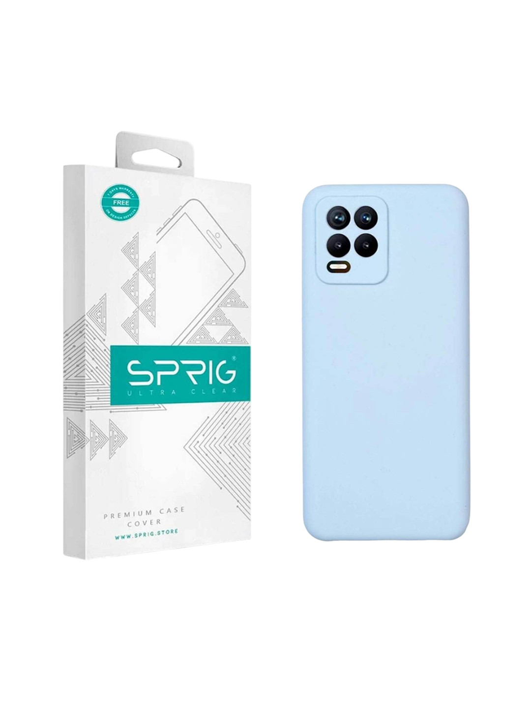 SPRIG Realme 8 Silicone Back Cover