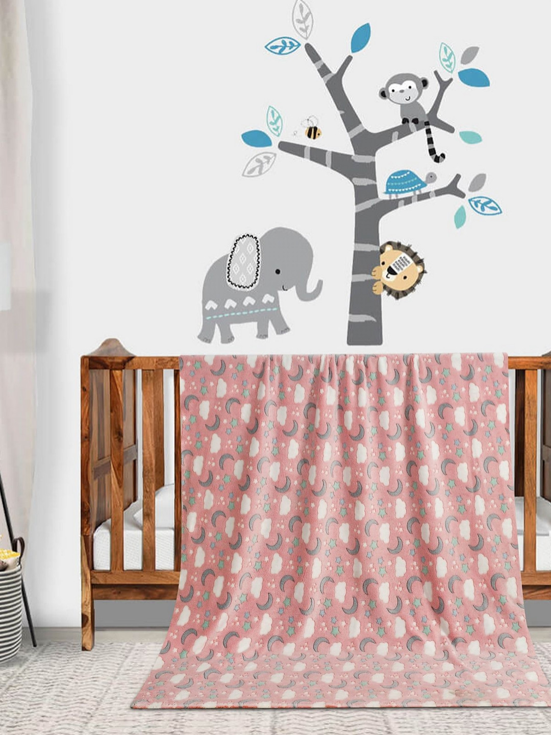 Florida Pink Microfiber Summer 300 GSM Blanket