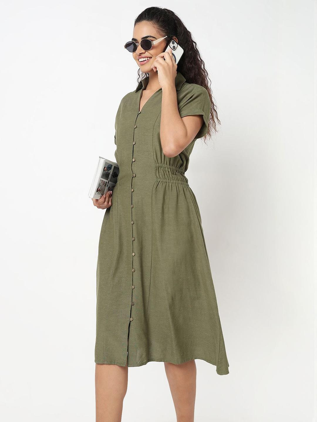 R&B A-Line Midi Dress