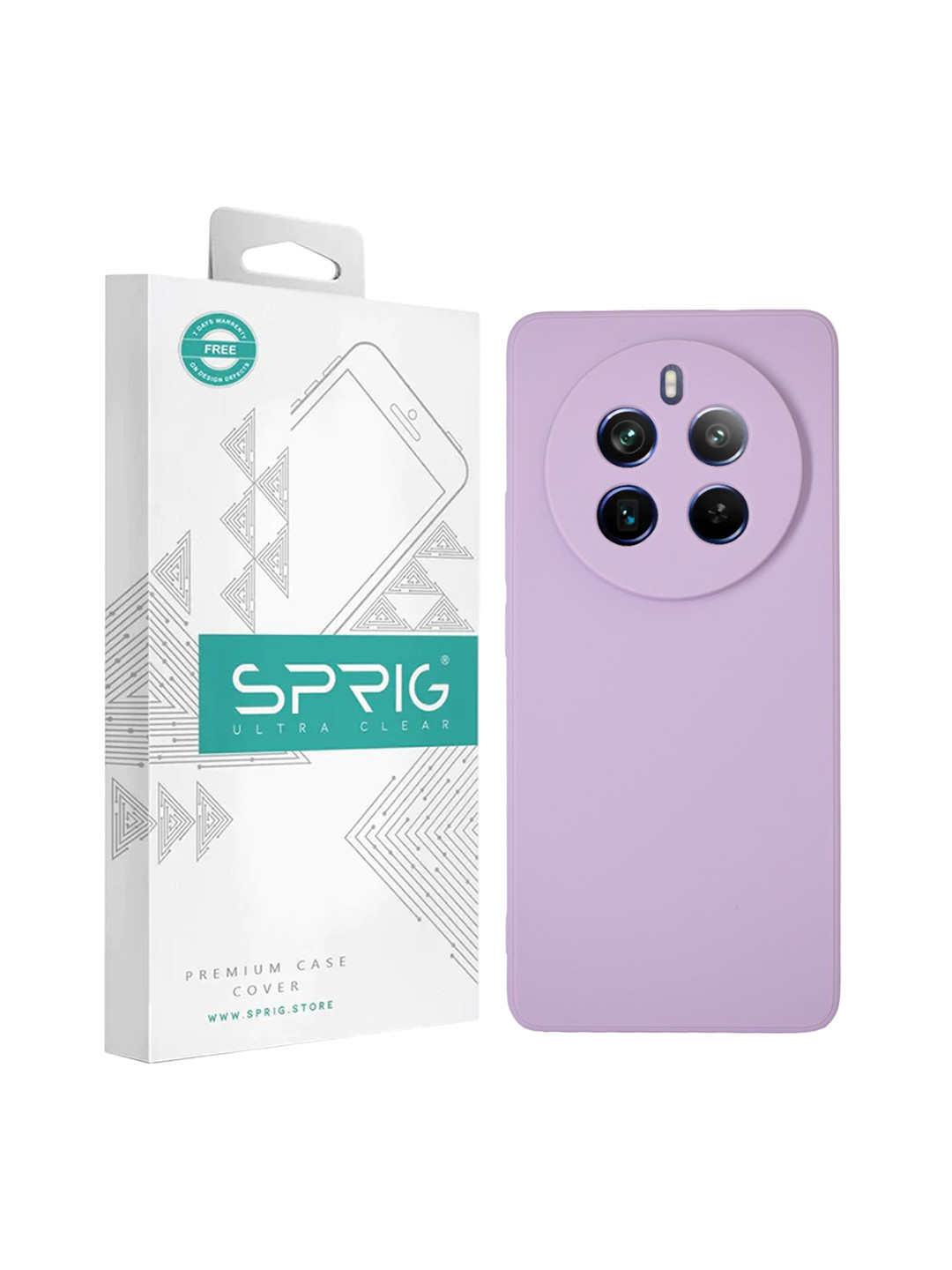 SPRIG Realme 12 Pro TPU Matte Back Cover