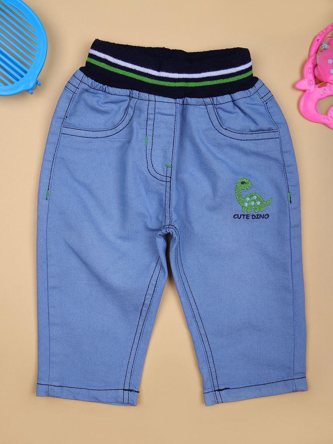 V-Mart Boys Cotton Mid-Rise Silky Denim Regular Fit  Jeans