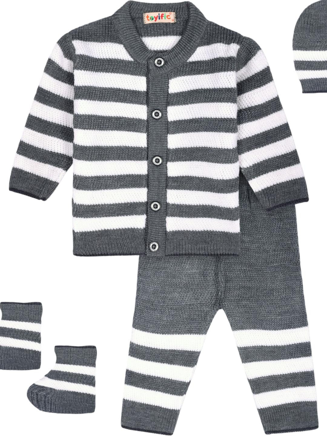 toyific Infants Wool Winter Set with Booties & Cap