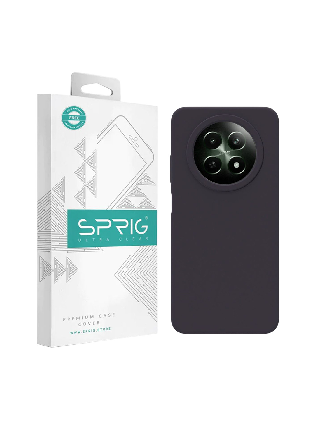 SPRIG Realme 12 5G Silicone Back Cover