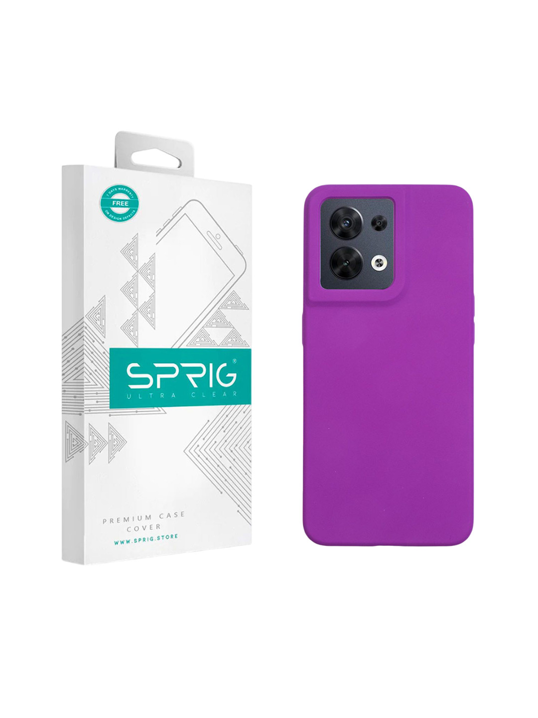 SPRIG OPPO Reno 8 5G Liquid Silicone Back Cover