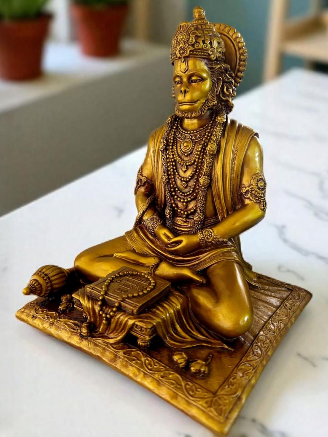 Artisans Bazar Gold-Toned Religious Idol Showpiece