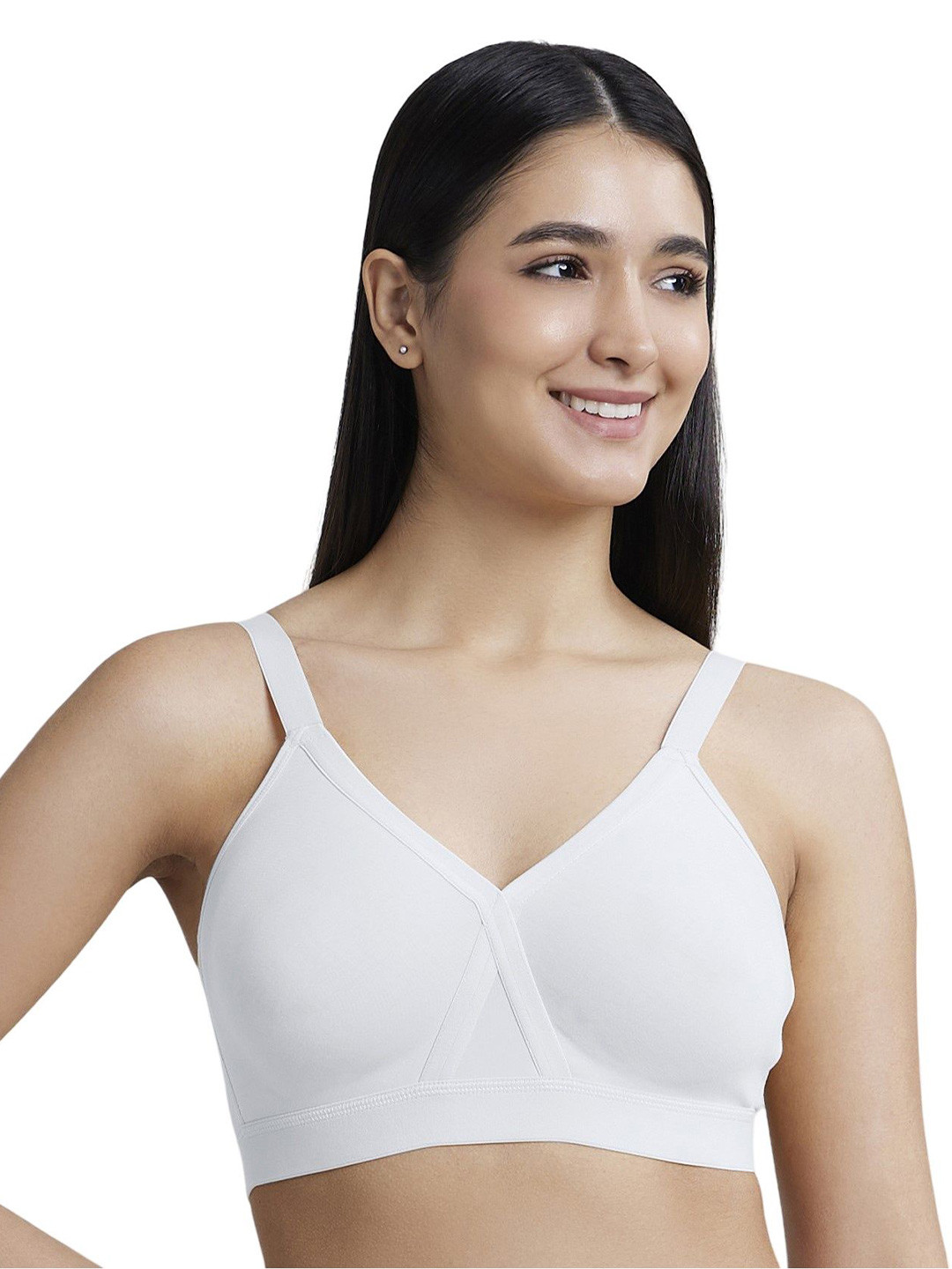 SALIENT BRA & PANTIES Full Coverage Non-Padded Wide Bottom Band Bra