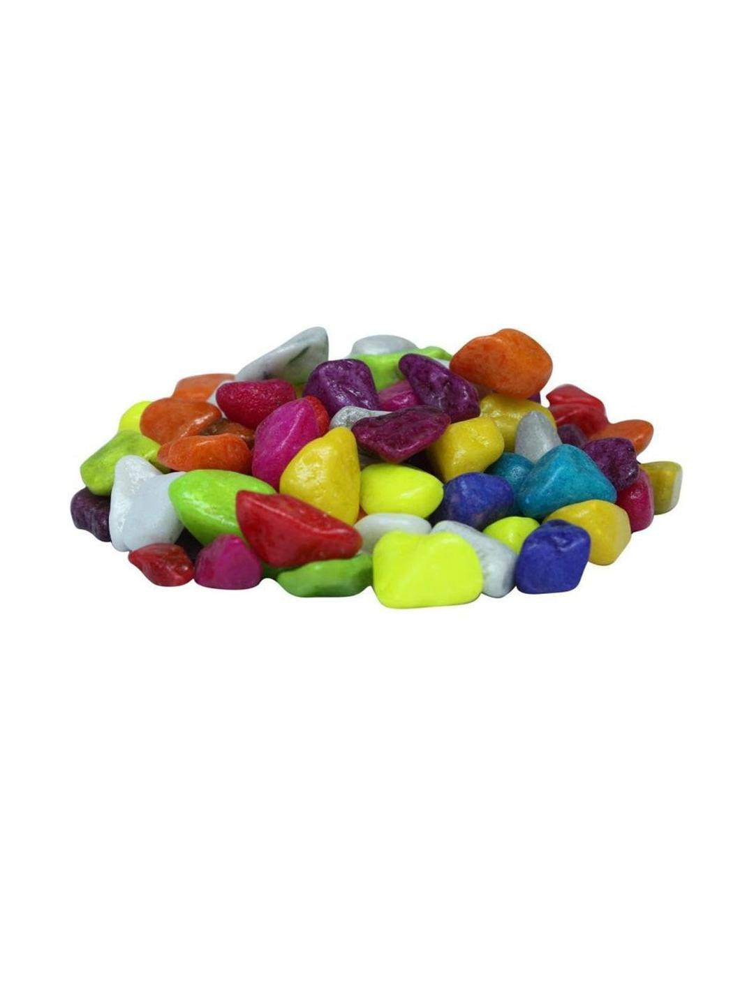 Somil Multicolor Pabbles/Stone for Garden, Plants, Aquarium & Home Decor Wt. 450g- P71