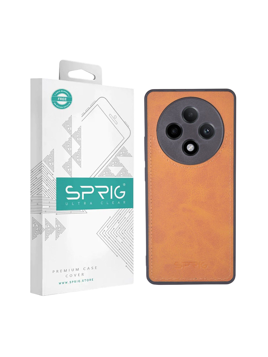 SPRIG OPPO F27 Pro Plus Matte Leather Back Cover
